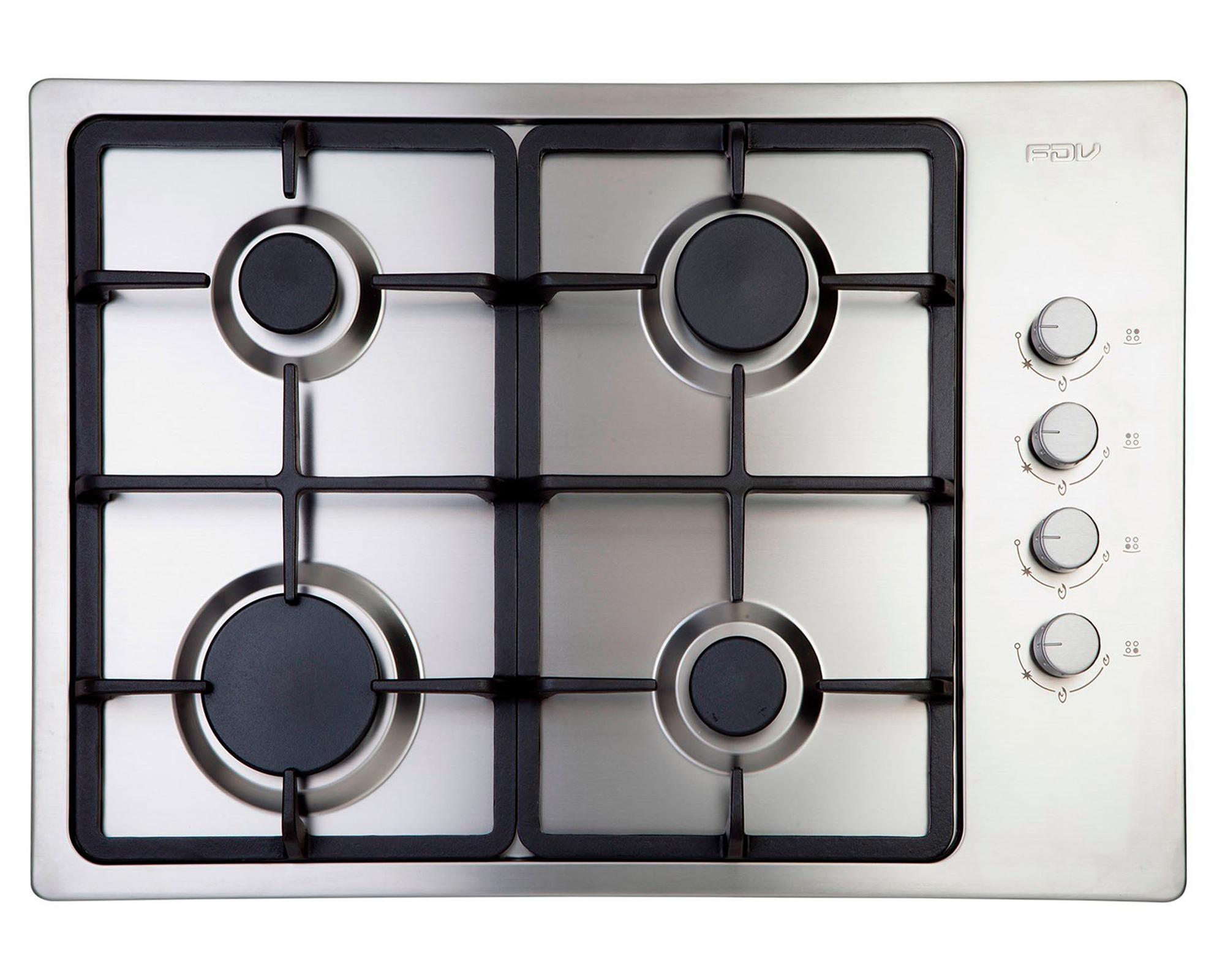 Encimera a gas 4 quemadores Design FDV-0