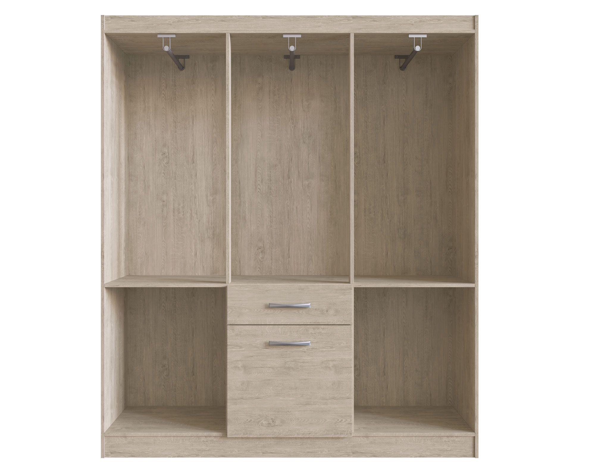 Clóset 6 puertas 1 cajón zapatera arena Altavision-2