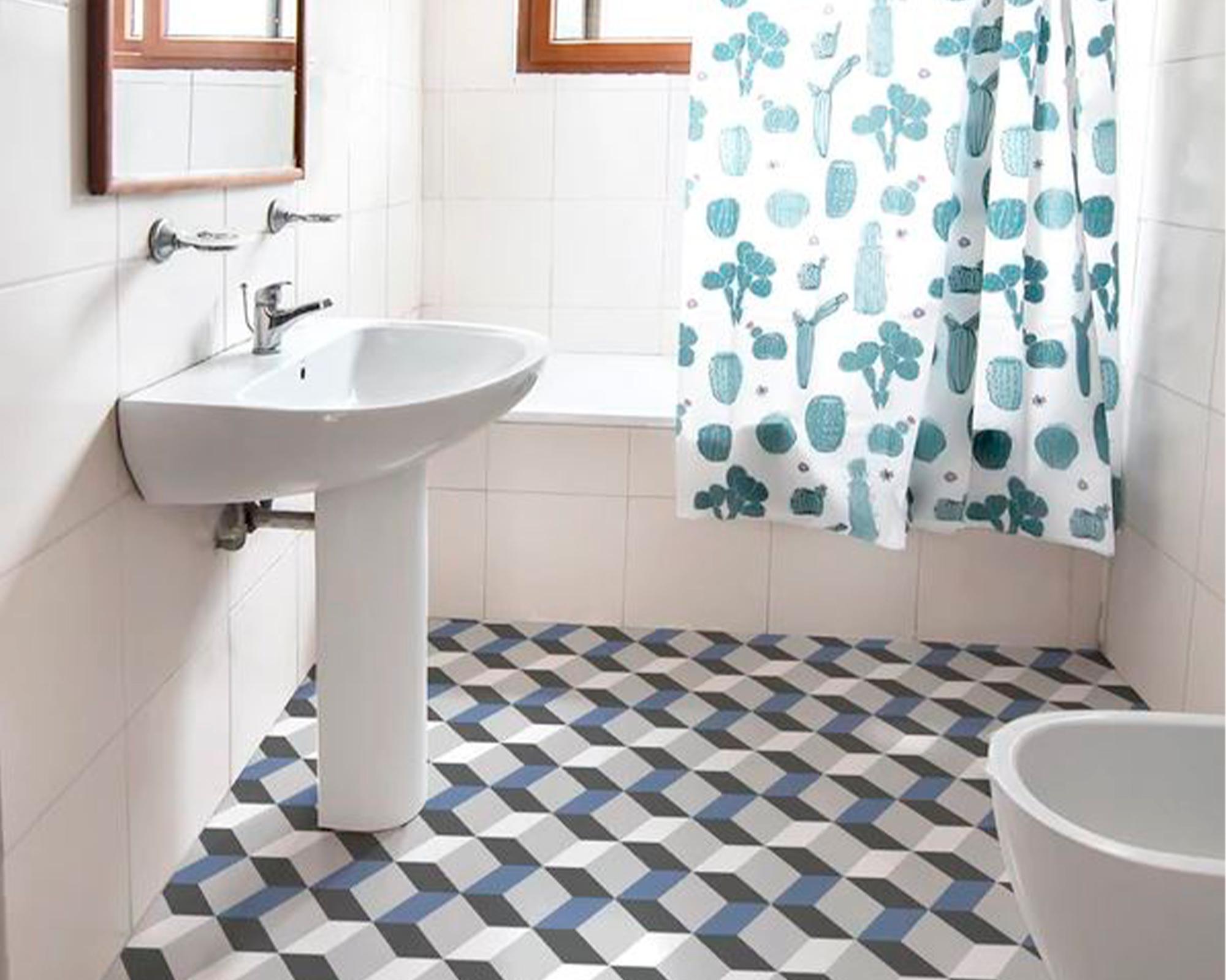 Vinilo adhesivo 20x20 cm Danubio 12 unidades-1