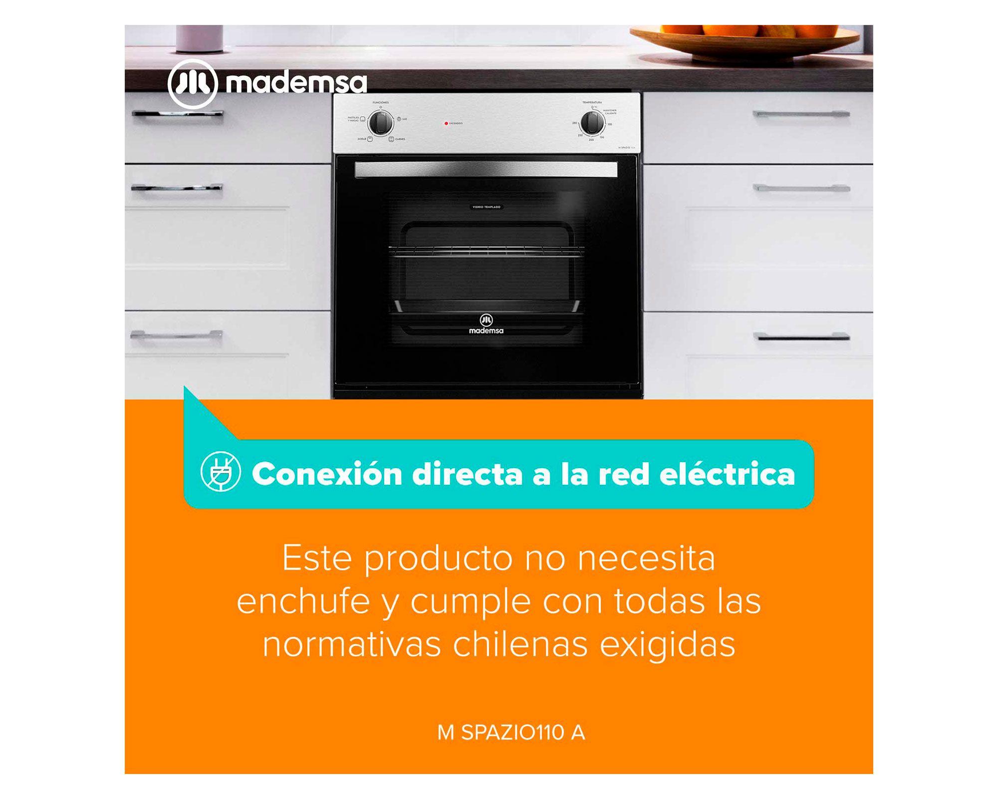 Horno eléctrico 66 litros M SPAZIO 110 A Mademsa-4