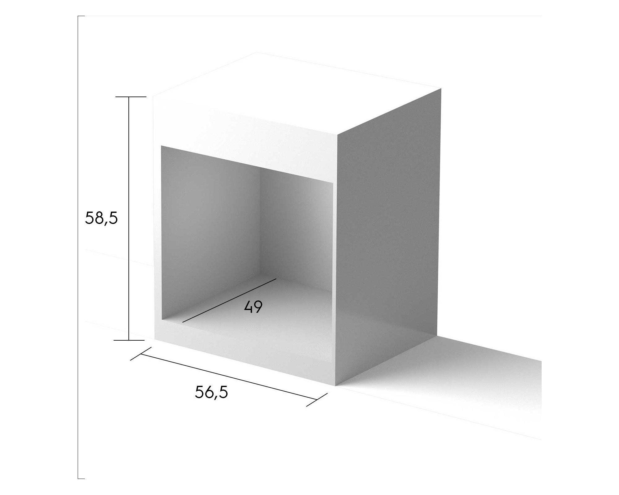 Horno empotrado 66 litros F 1060R A espejado Fensa-4