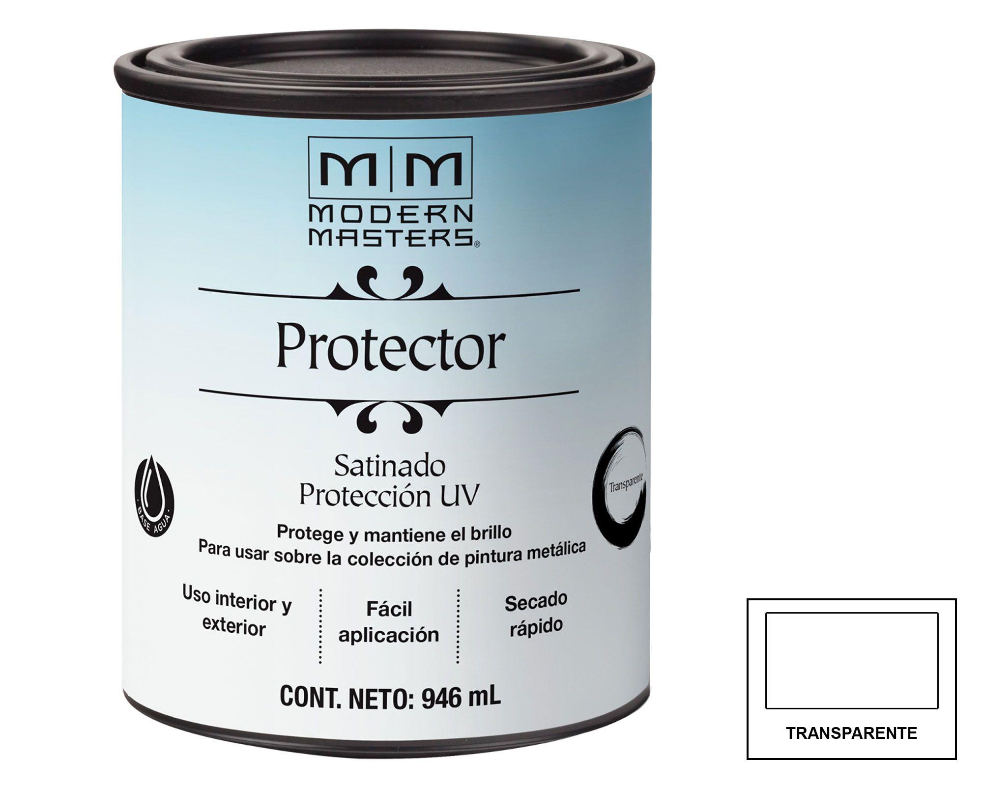 Esmalte al agua 946ml Modern Masters transparente satín Rust Oleum-0