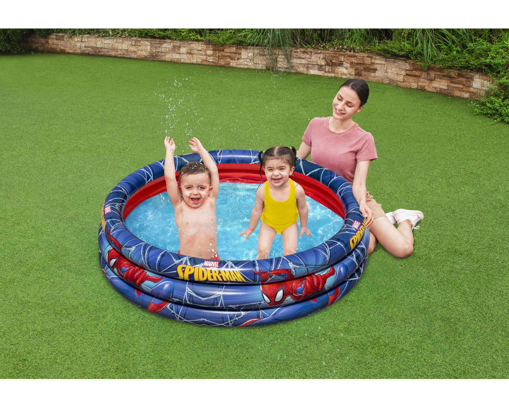 Piscina inflable 122 cm 200 litros Spider-Man Bestway-3