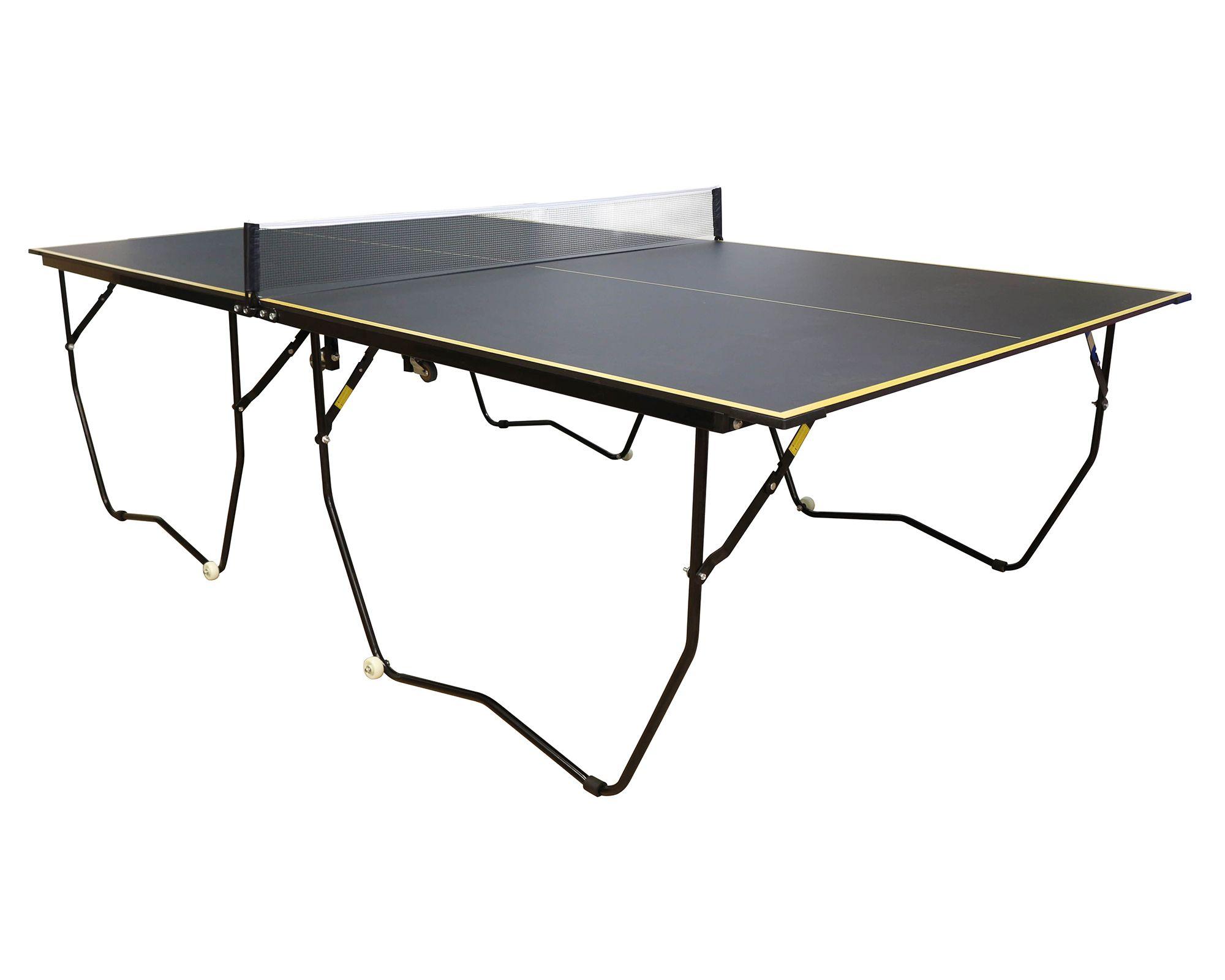 Mesa de ping pong con ruedas negro Radost-0