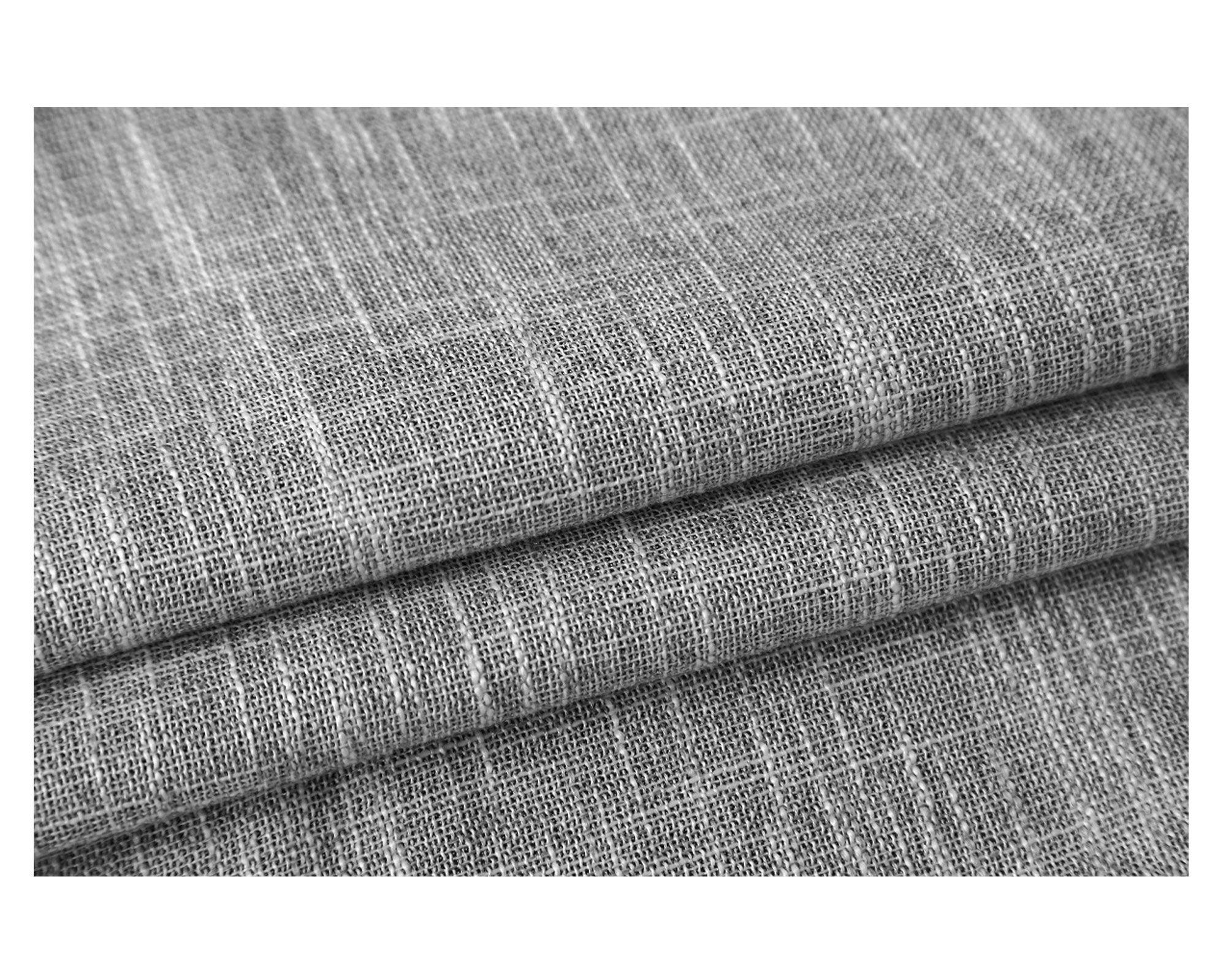 Cortina Kenia basta ajustable 280x260 cm gris poliéster 1 paño Bellavista Home-2
