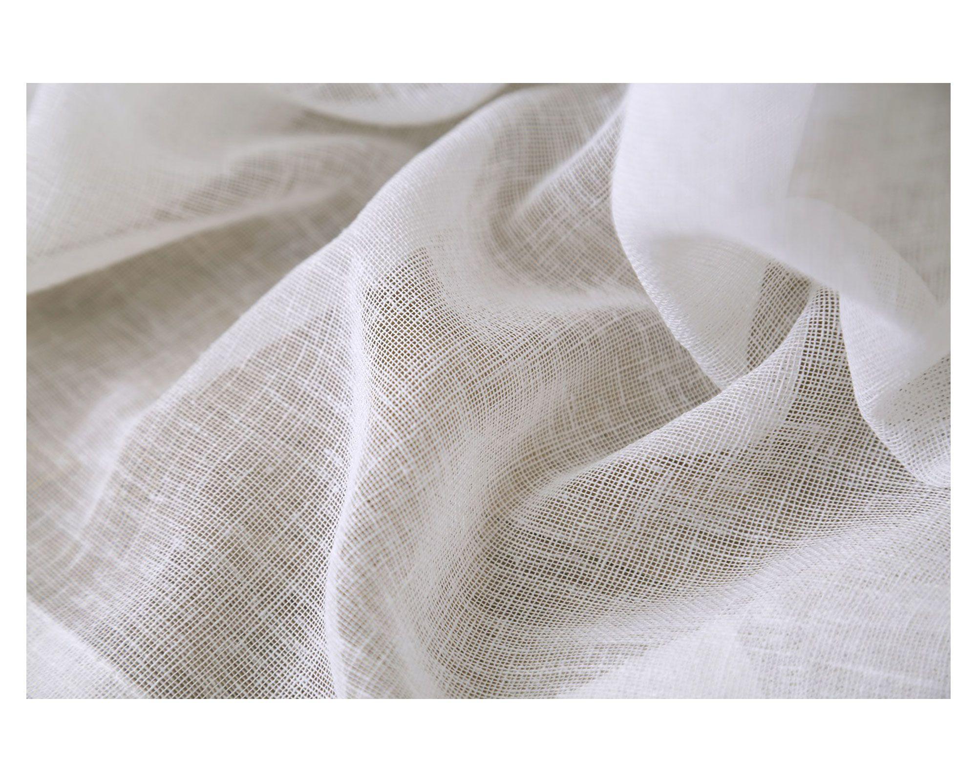 Gasa natural basta ajustable 280x260 cm crudo poliéster 1 paño Bellavista Home-2