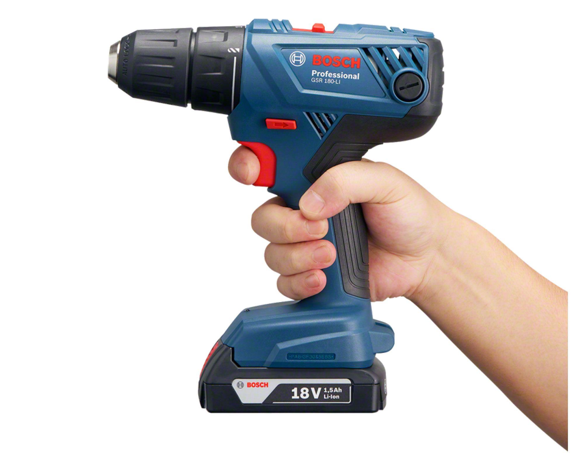Taladro atornillador inalámbrico 18V 13 mm GSR 180LI 18V Bosch-2