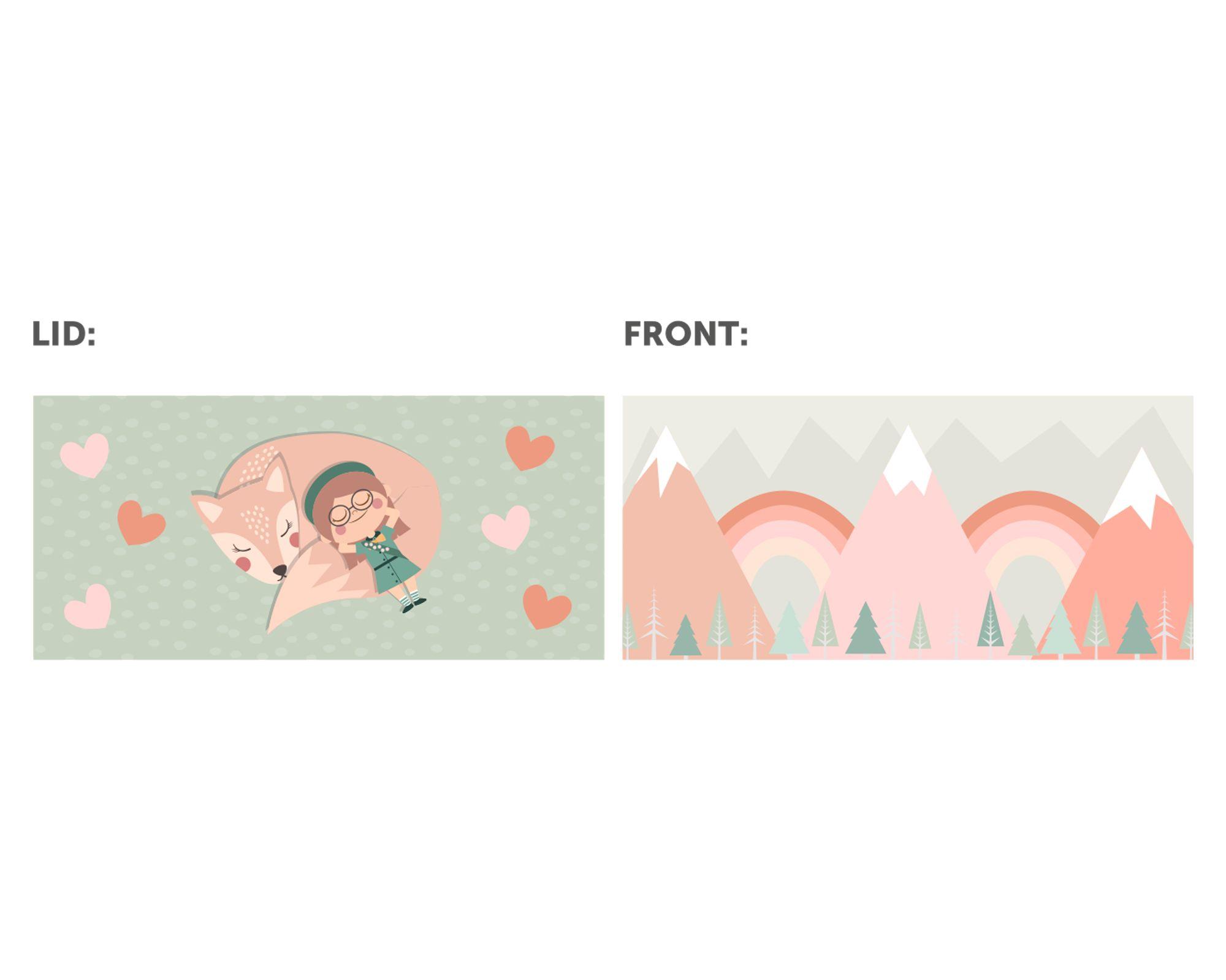 Baúl infantil Forest Pink M+Design-1