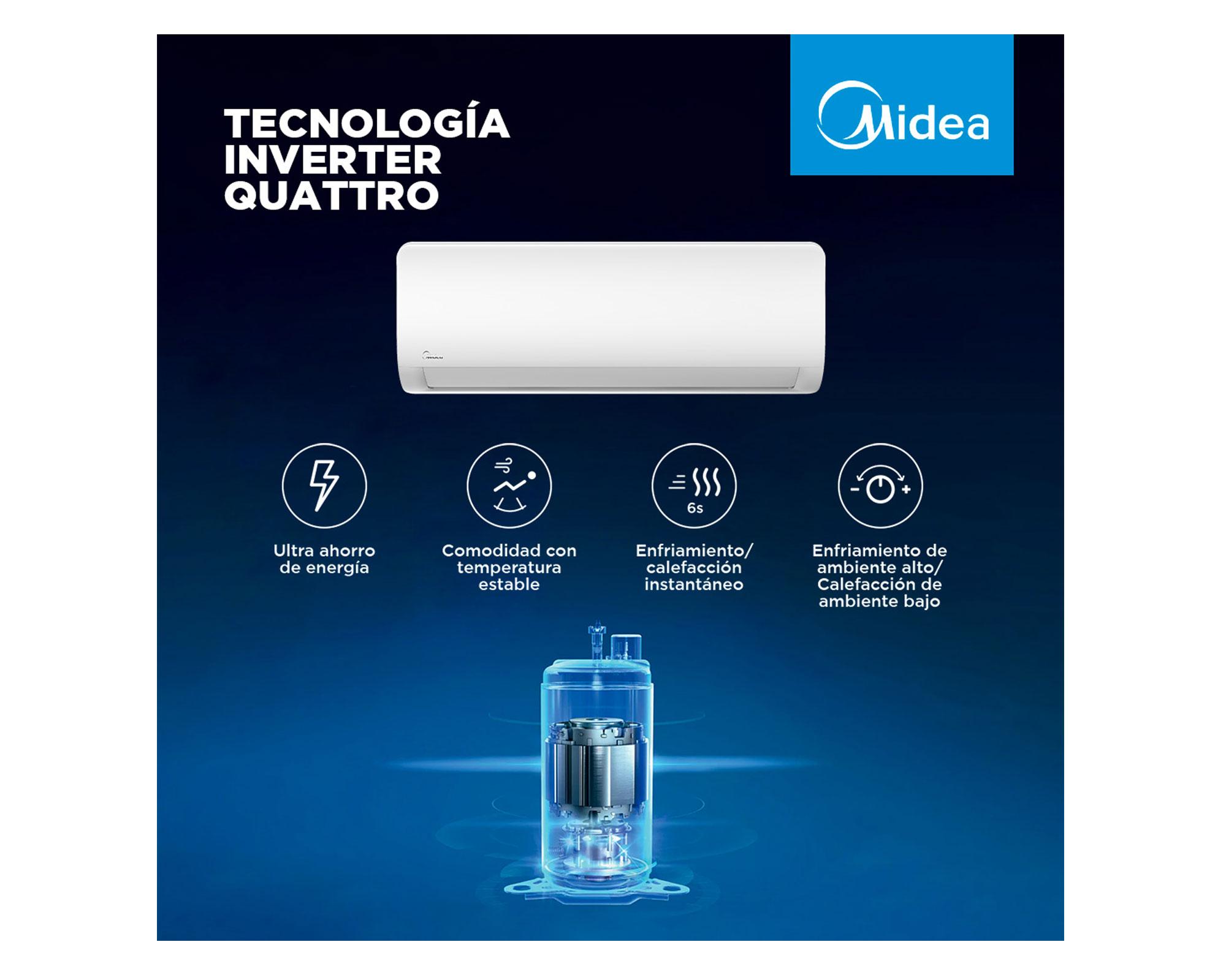 Aire acondicionado Split 9000 BTU Xtreme Save MSAG11A-09HRDN1 Midea-11