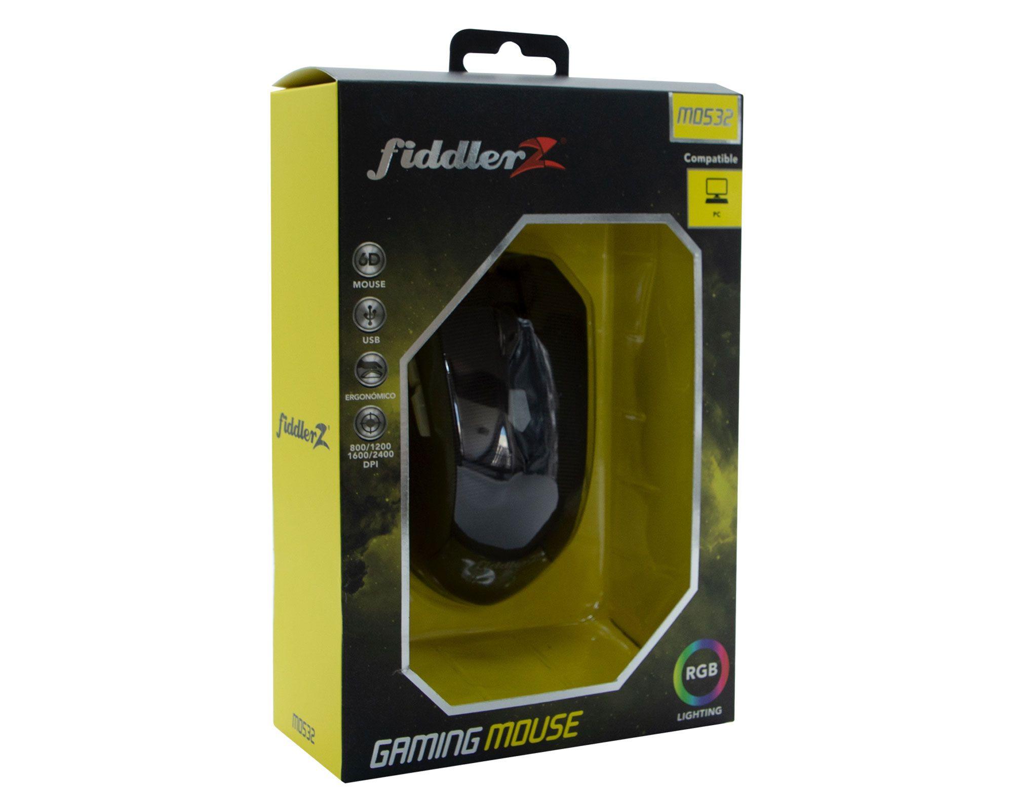 Mouse Gamer retroiluminado Fiddler.-3