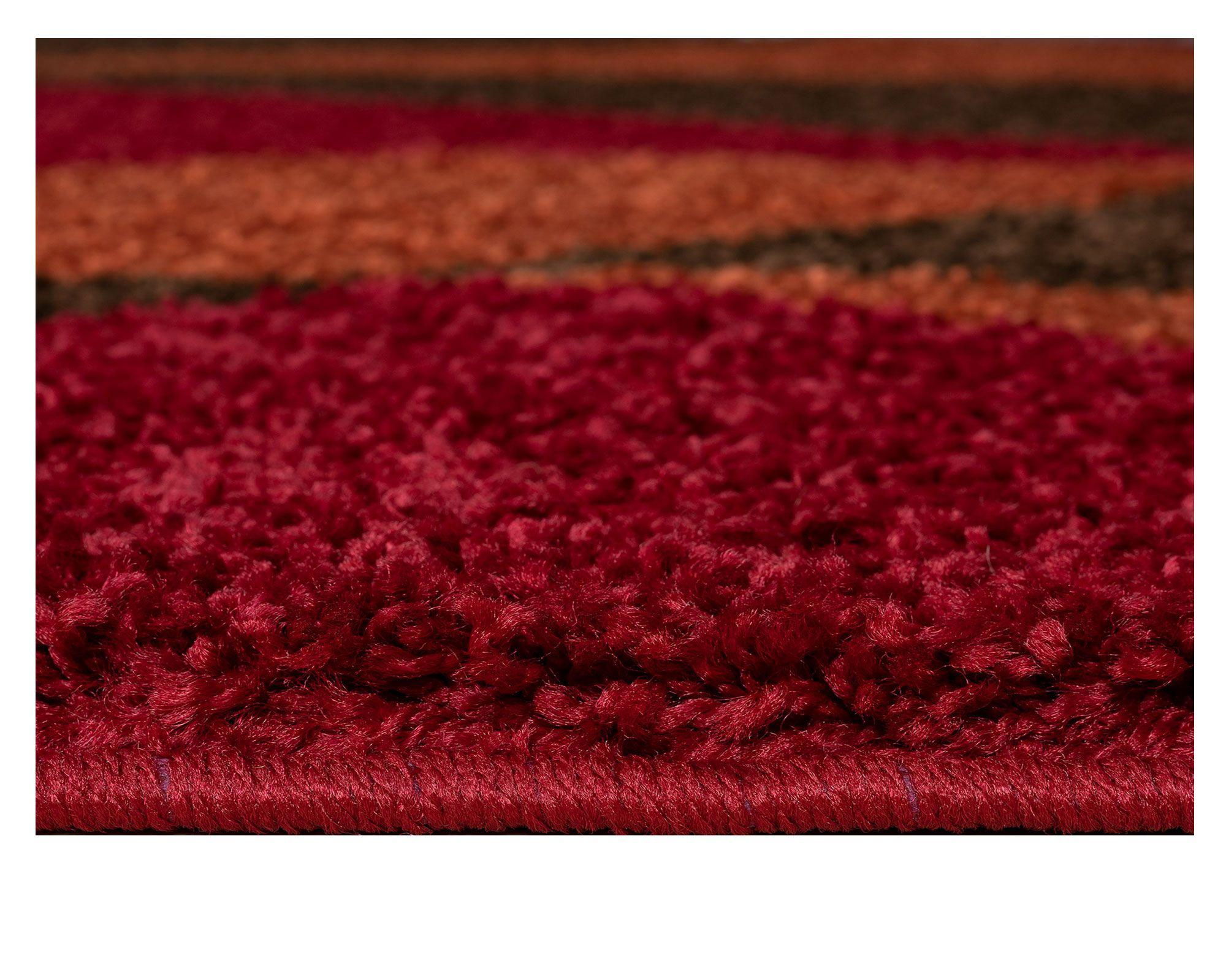 Alfombra 160x230 cm Touch rojo Dib-1