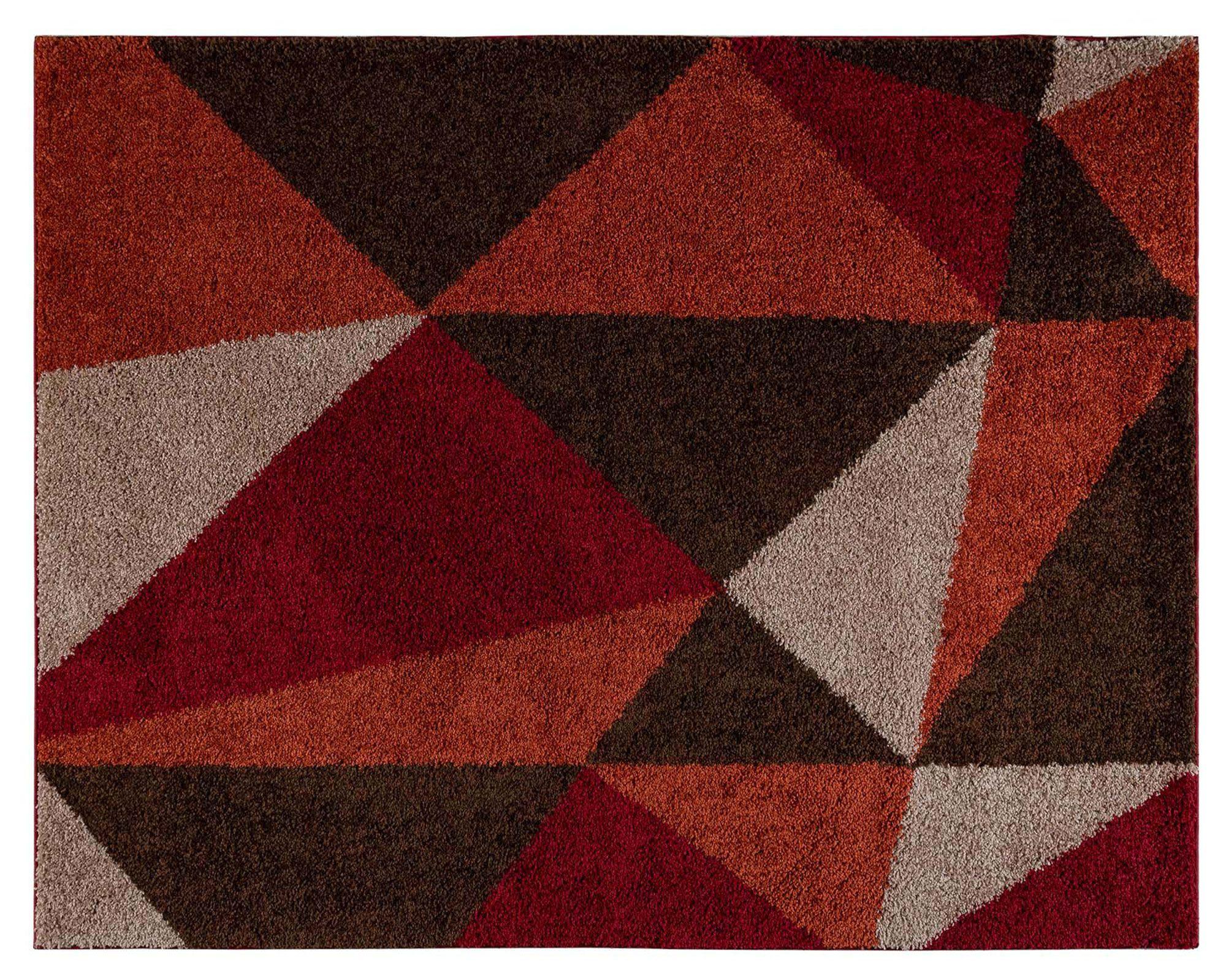 Alfombra 160x230 cm Touch rojo Dib-0