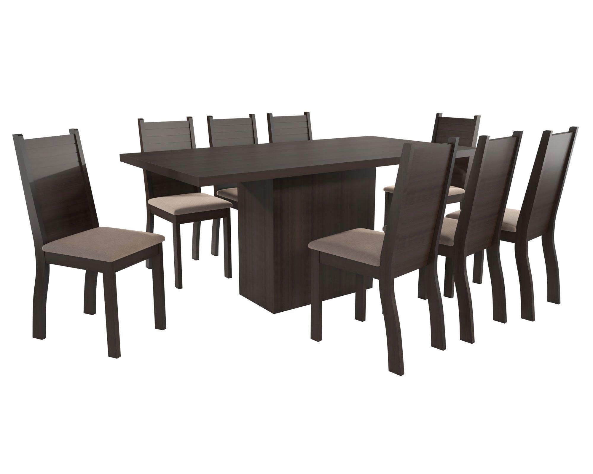 Comedor 8 sillas Nevada choco Altavision-0