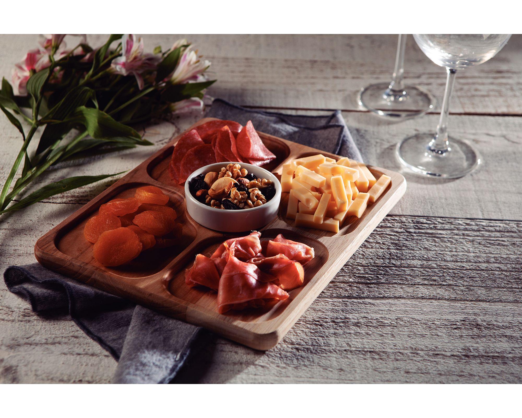 Tabla cocktail madera + frasco porcelana-1