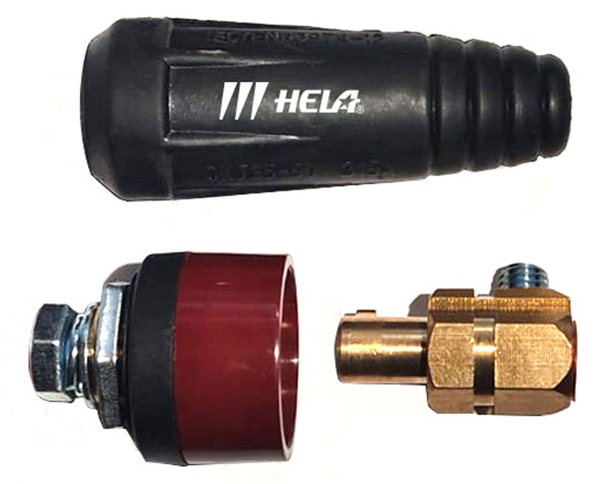 Conector soldadora/cables 10-25 mm2 Hela-0