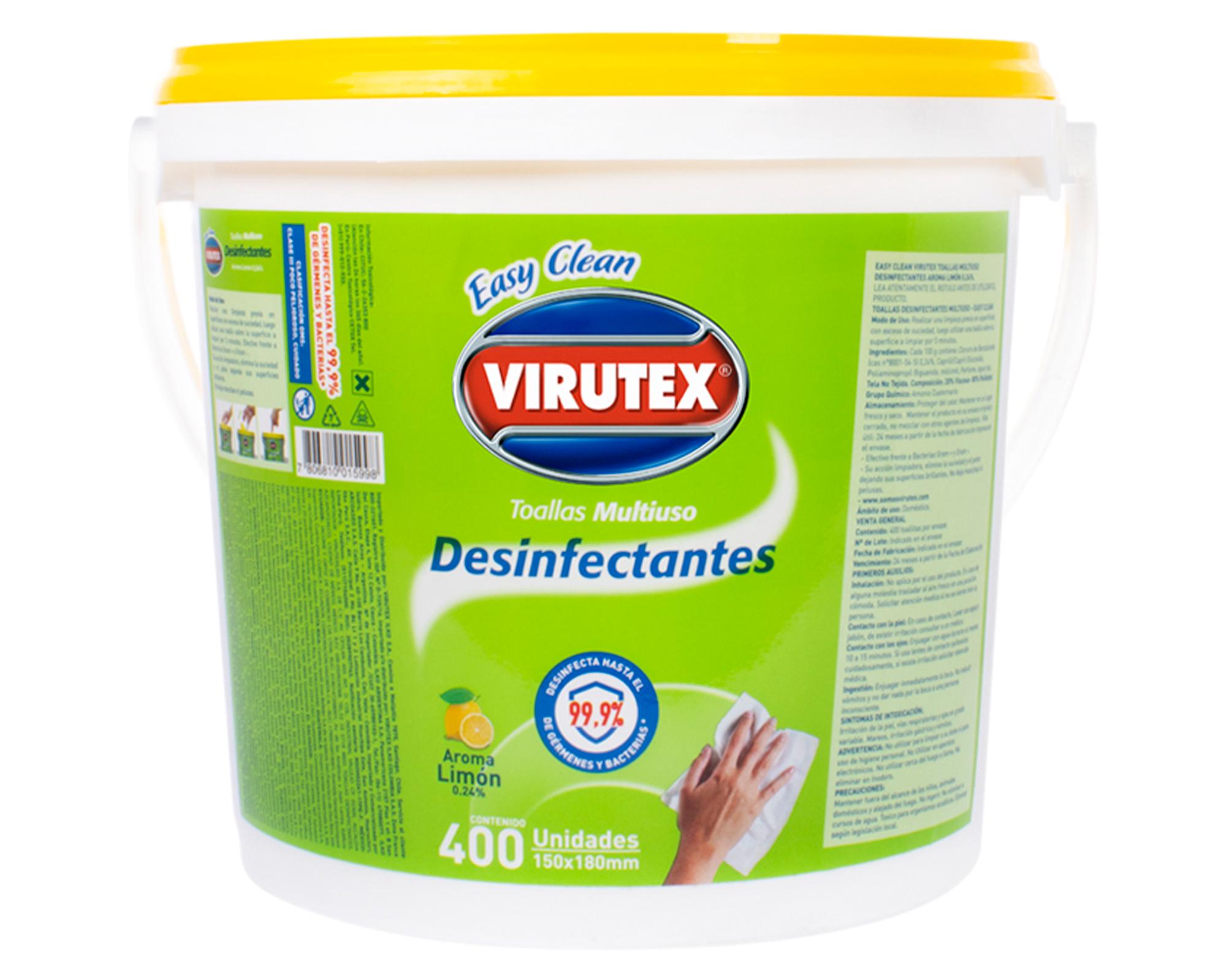 Toalla desinfectante Easy Clean 15x18 cm 400 un.-0