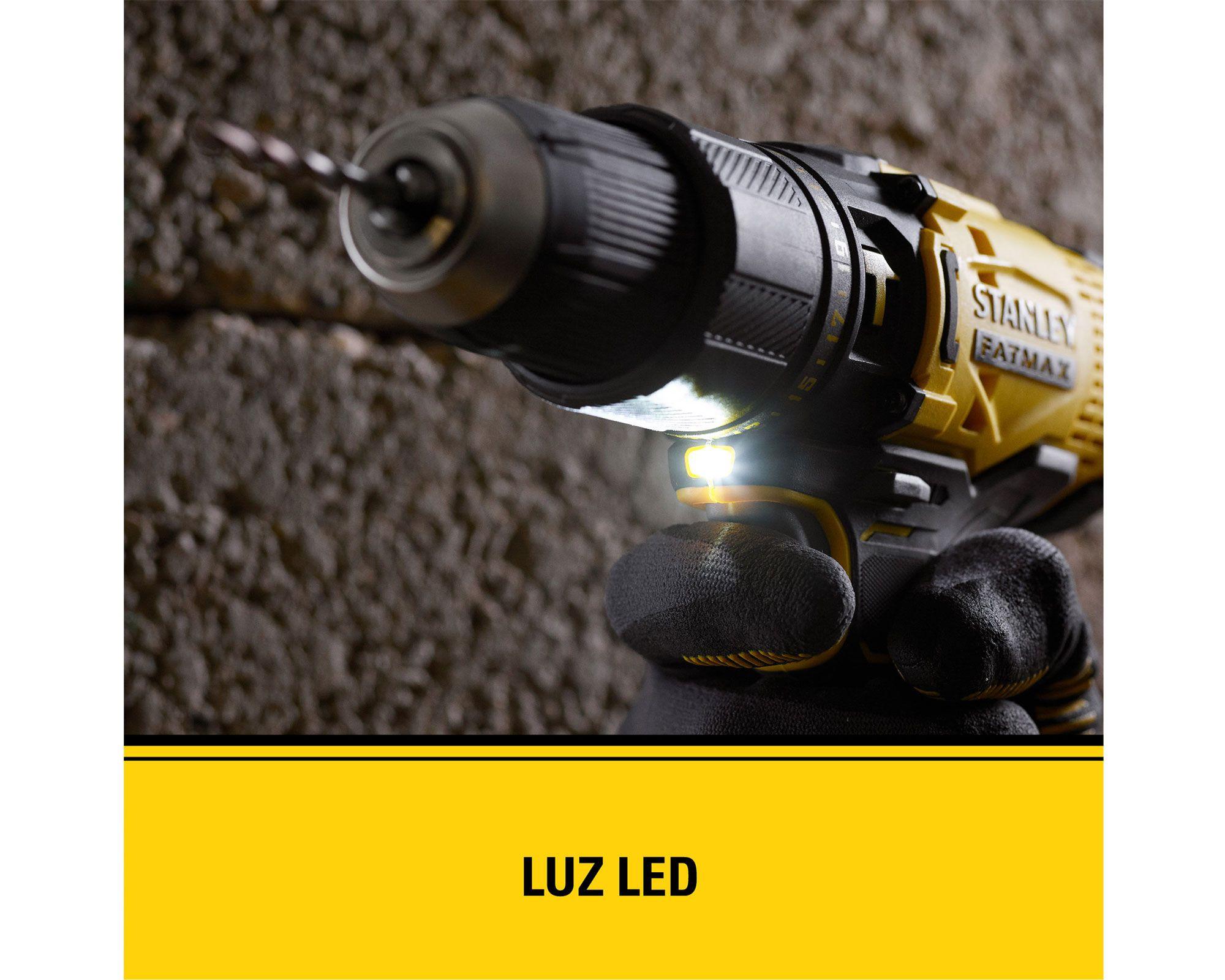 Taladro percutor 13 mm 1.5 Ah SBD715C2K-B2 Stanley-4