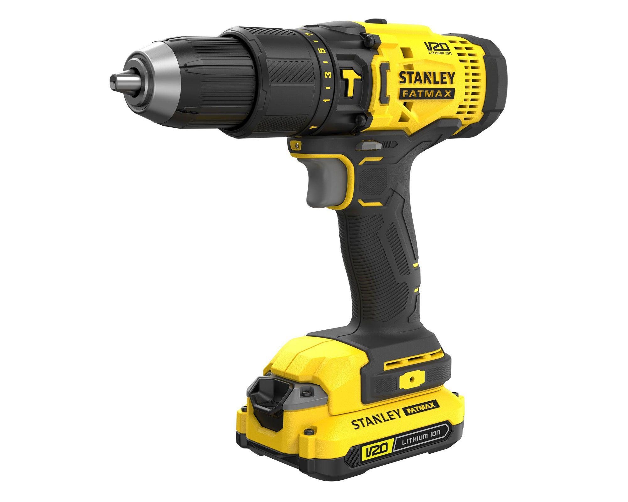 Taladro percutor 13 mm 1.5 Ah SCD711C2K-B2 Stanley-1