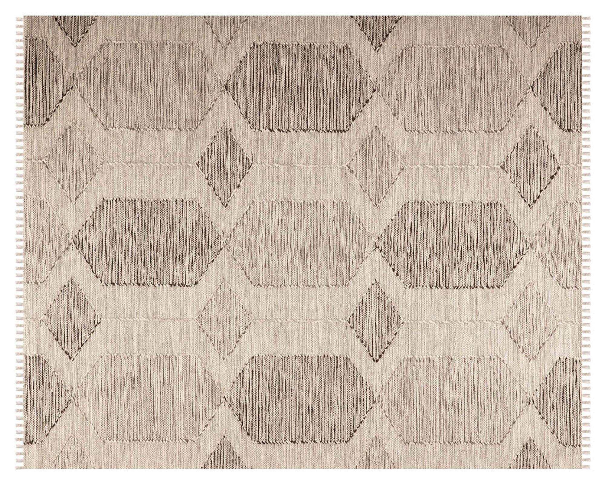 Alfombra 230x160 cm Handwoven Natural gris Dib-0
