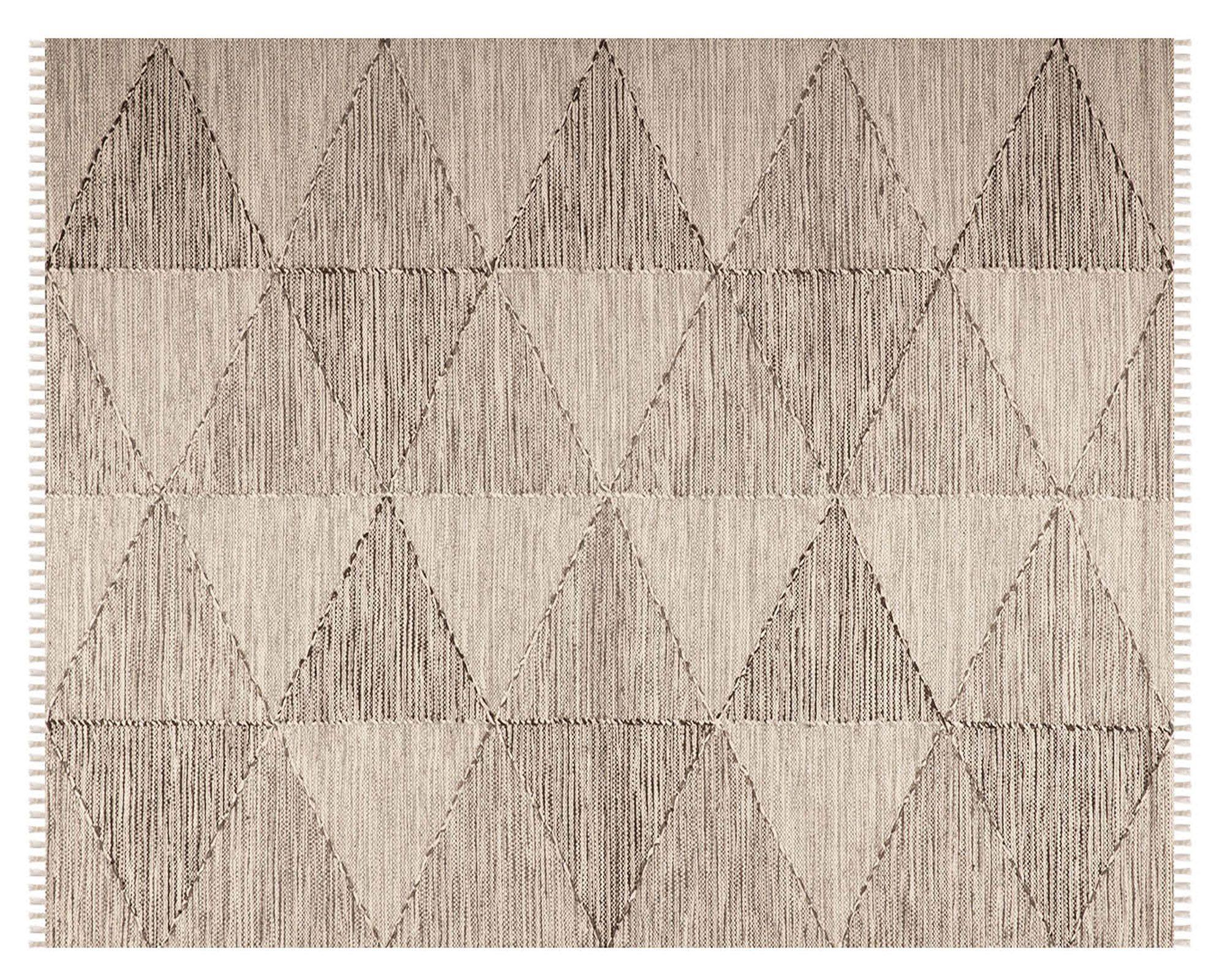Alfombra 230x160 cm Handwoven Natural geométrico gris Dib-0