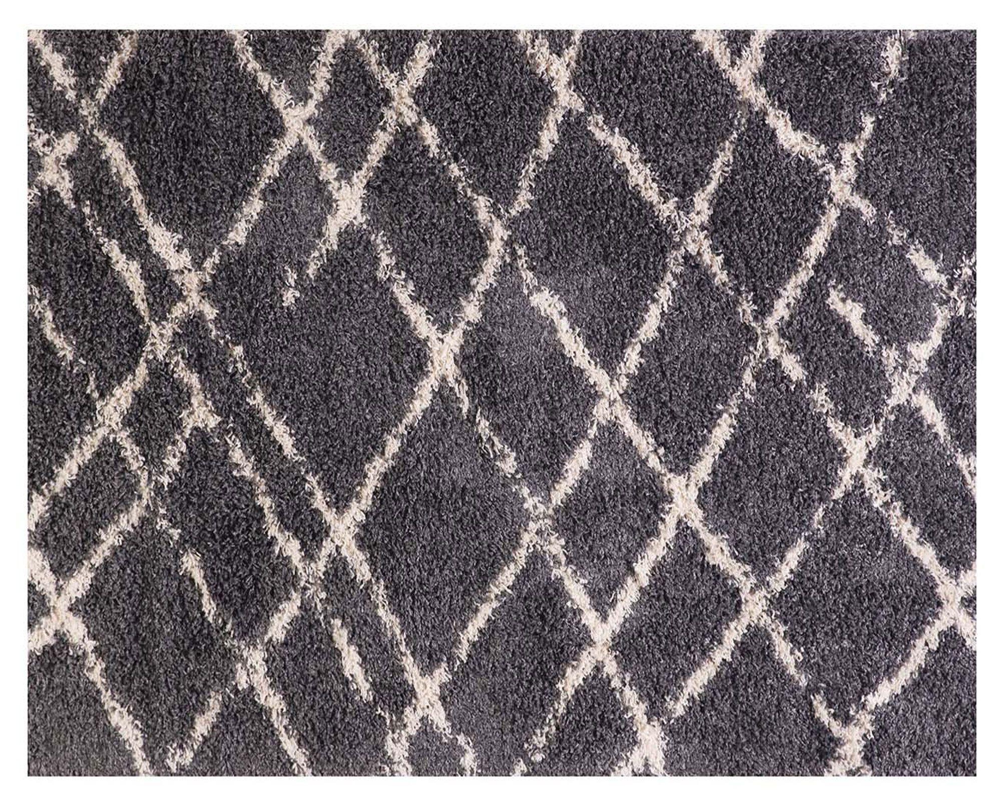 Alfombra 220x150 cm Shaggy Design formas gris Dib-0