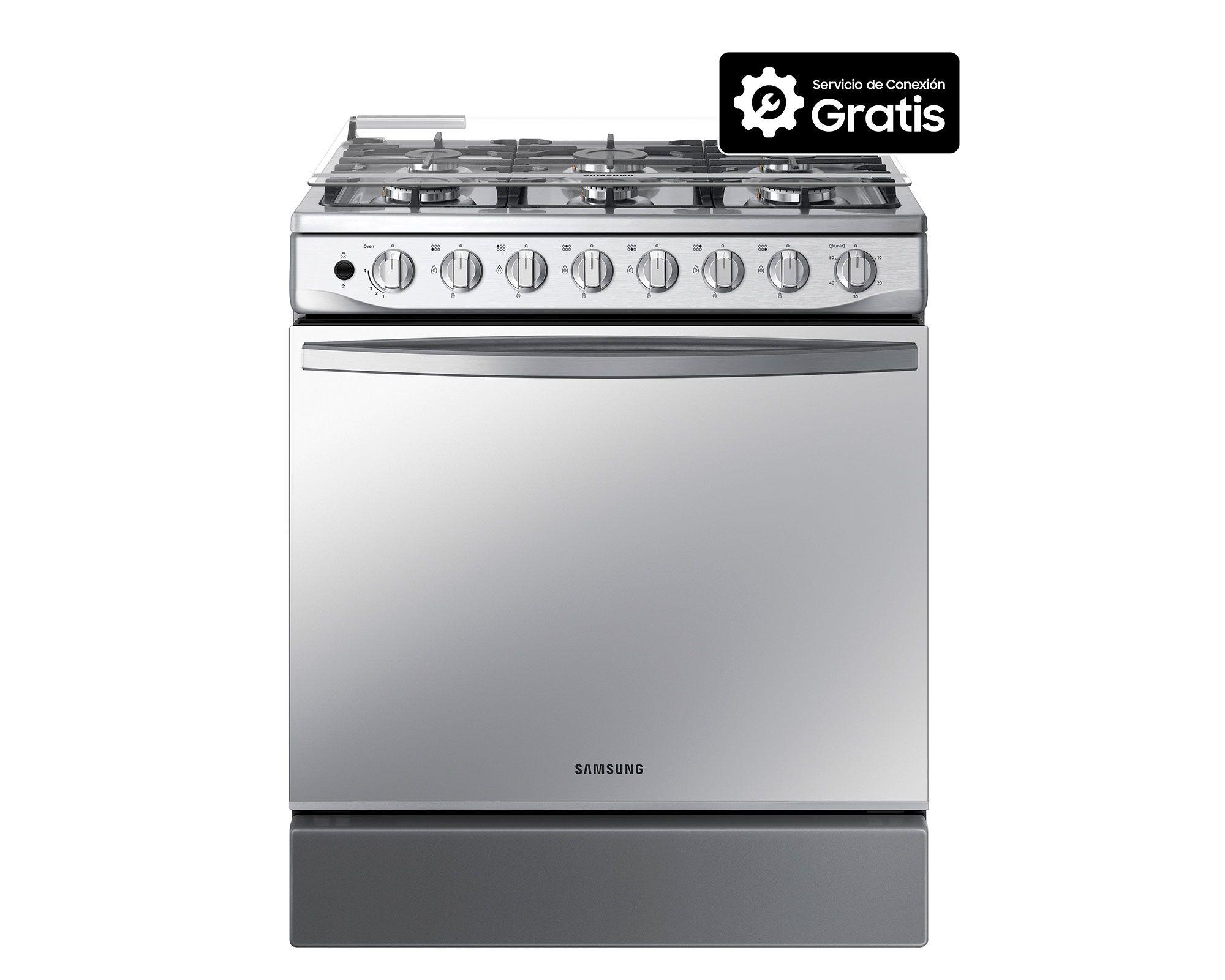 Cocina a gas 6 quemadores NX52A5412CS/ZS Samsung-0