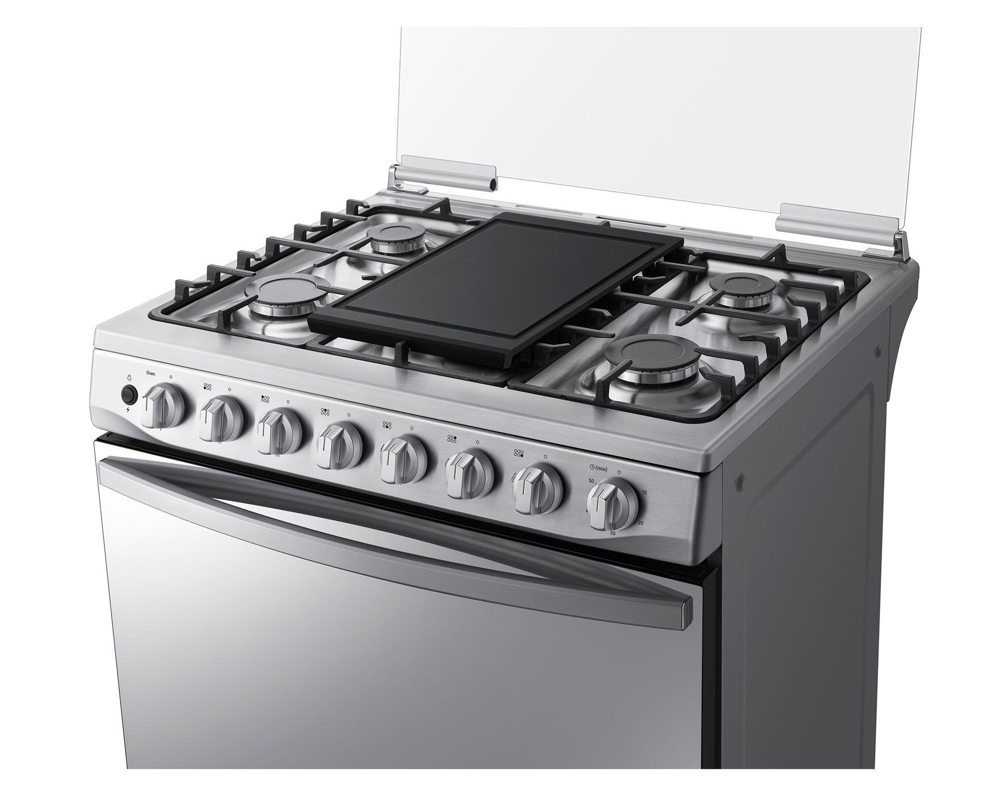 Cocina a gas 6 quemadores NX52A5412CS/ZS Samsung-6