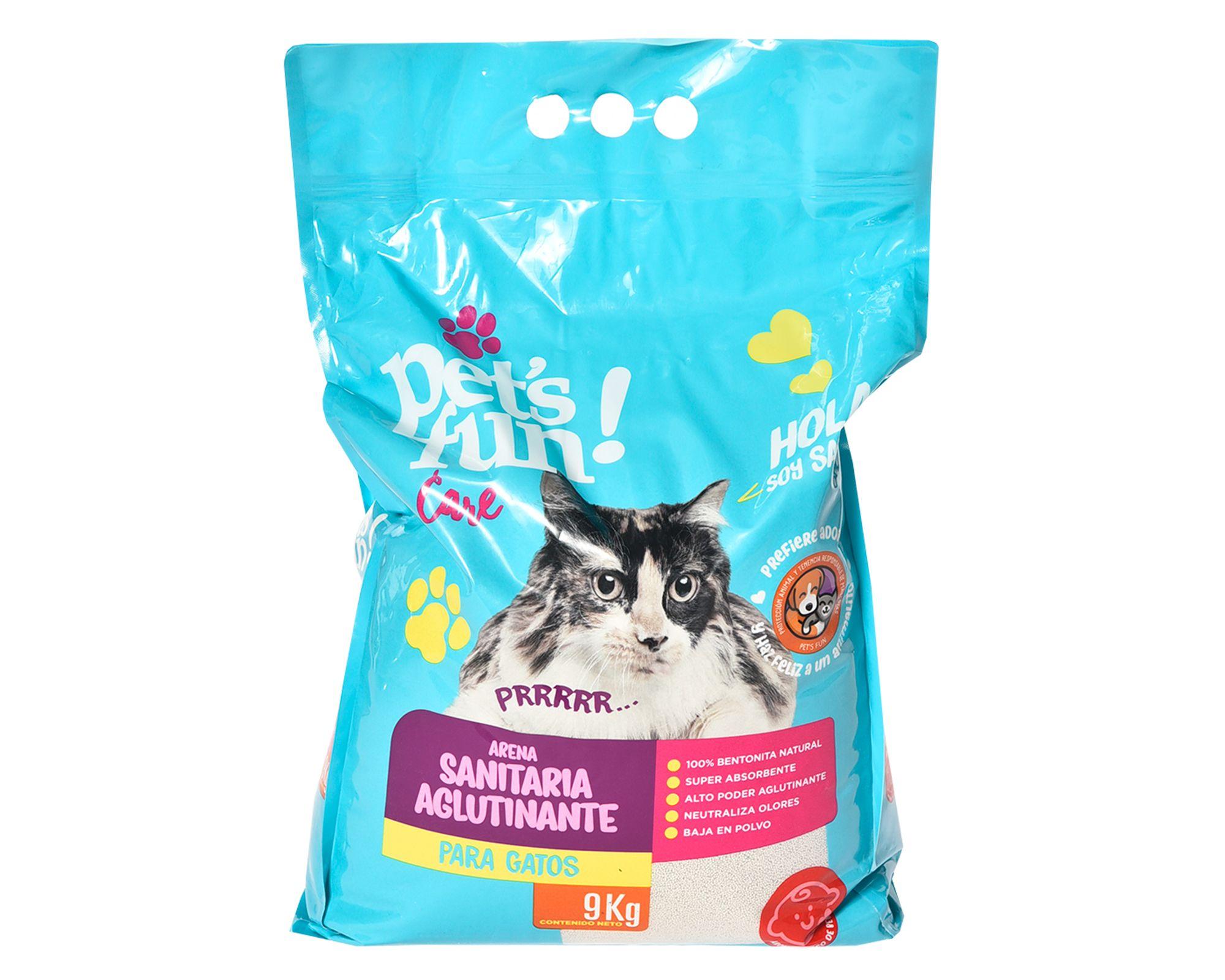Arena sanitaria gatos 9 kg Aglutinante-0