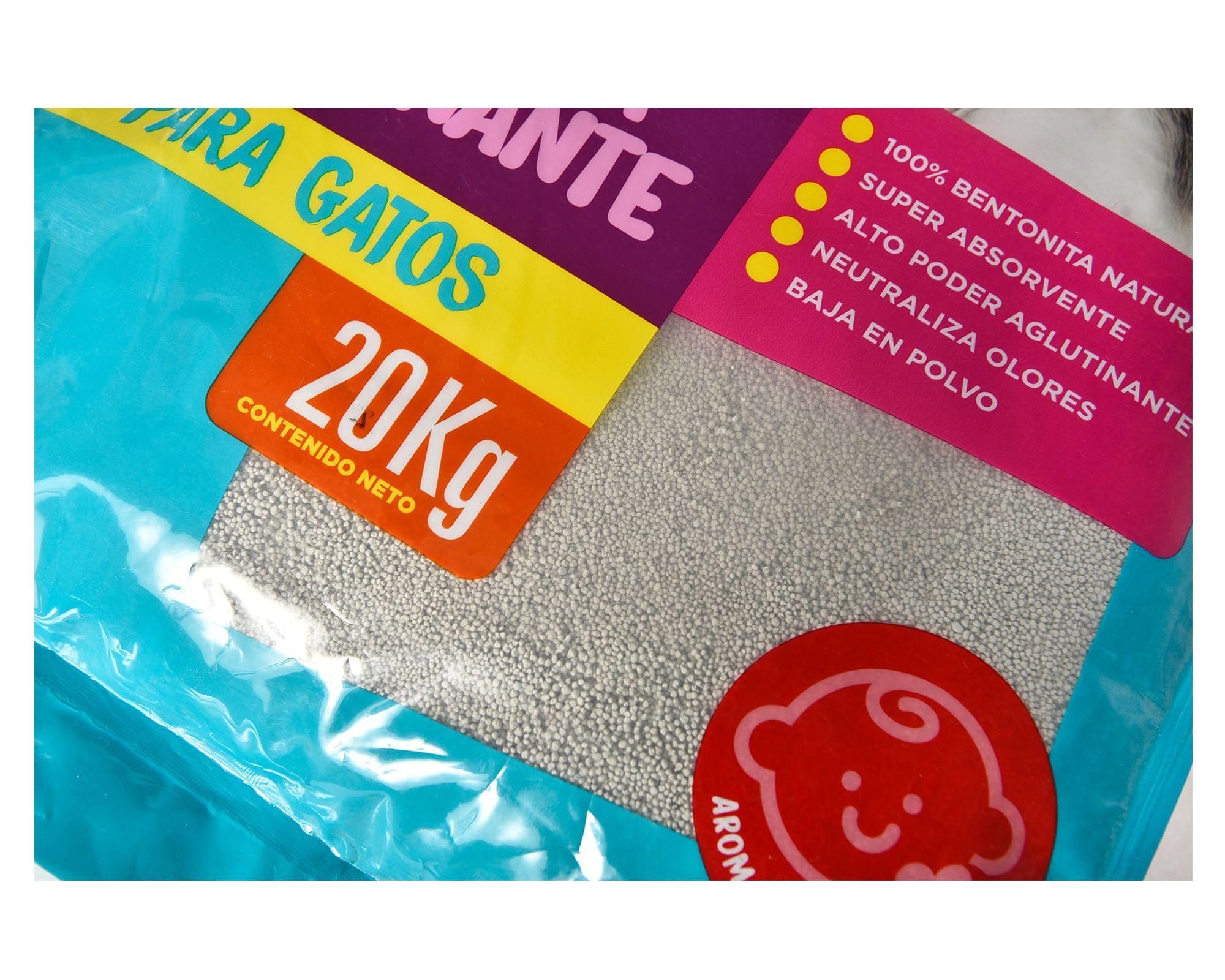Arena sanitaria gatos 20 kg Aglutinante-2