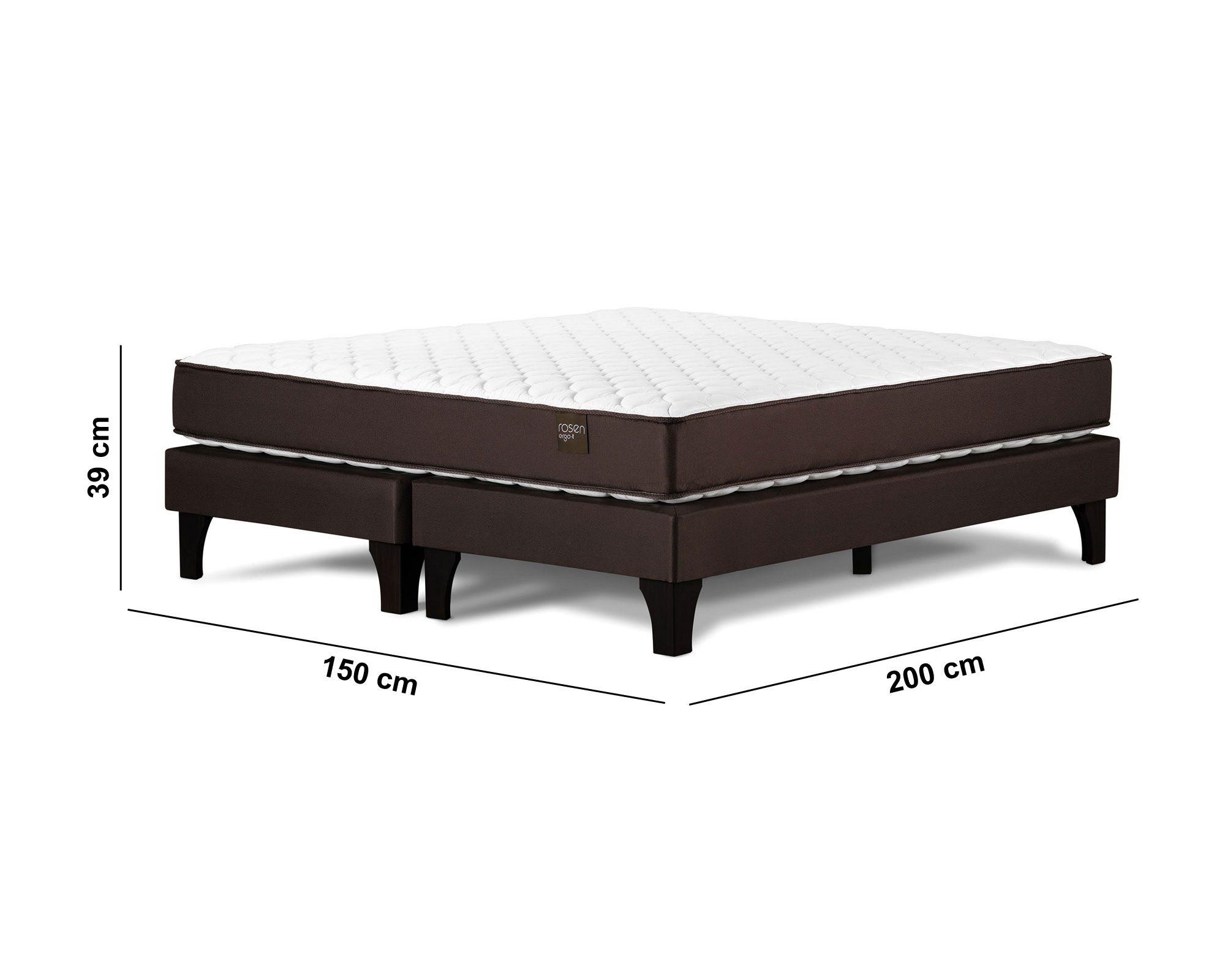 Cama europea 2 plazas Ergo T Rosen-4