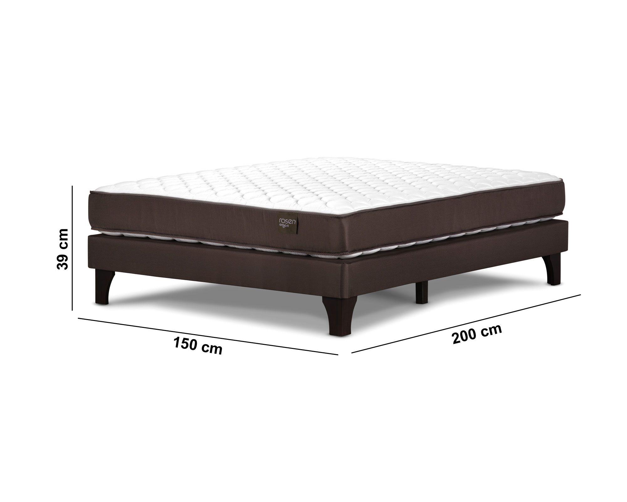 Cama europea 2 plazas Ergo T Rosen-4