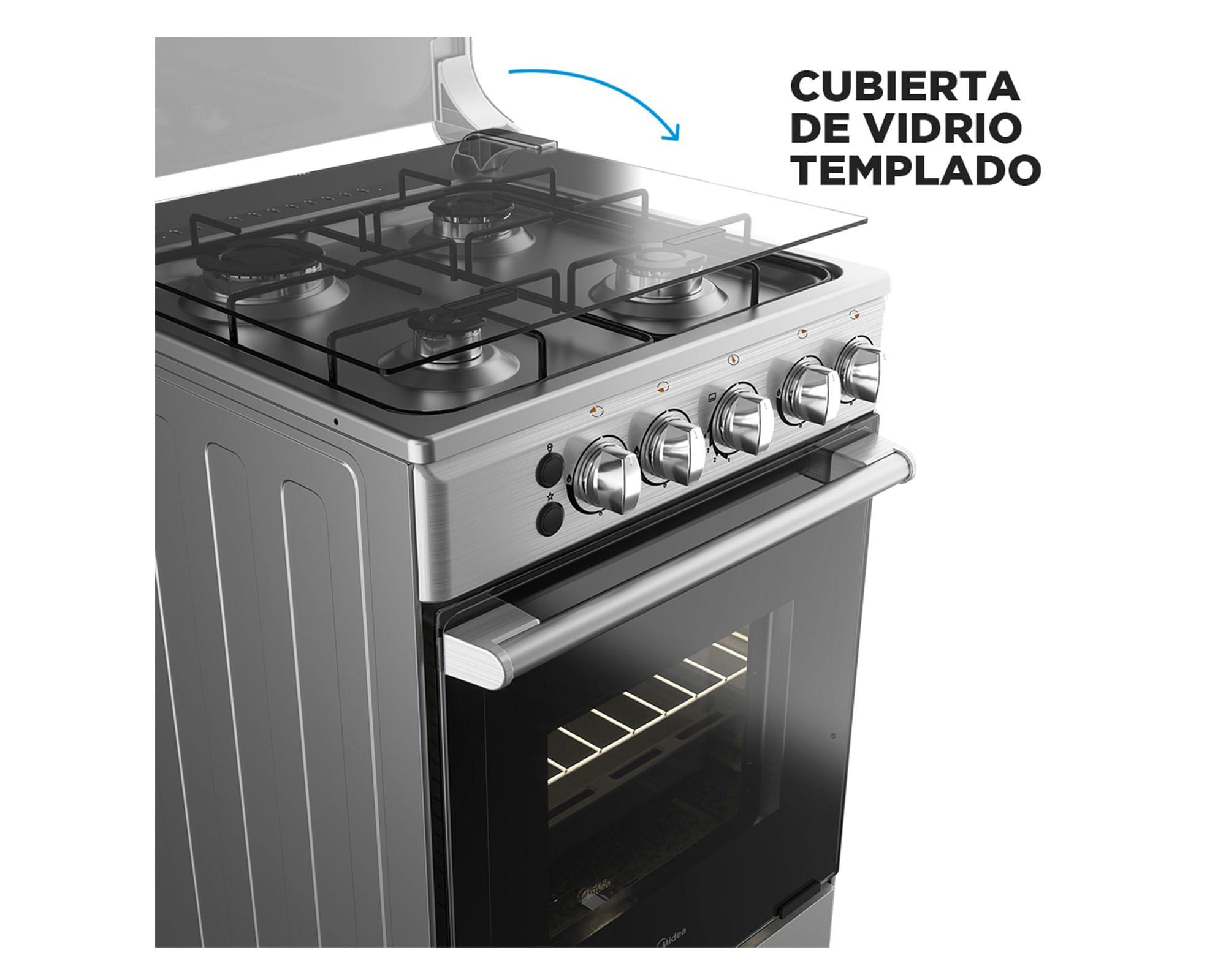 Cocina MCG-4QSG20NS 4 quemadores-2