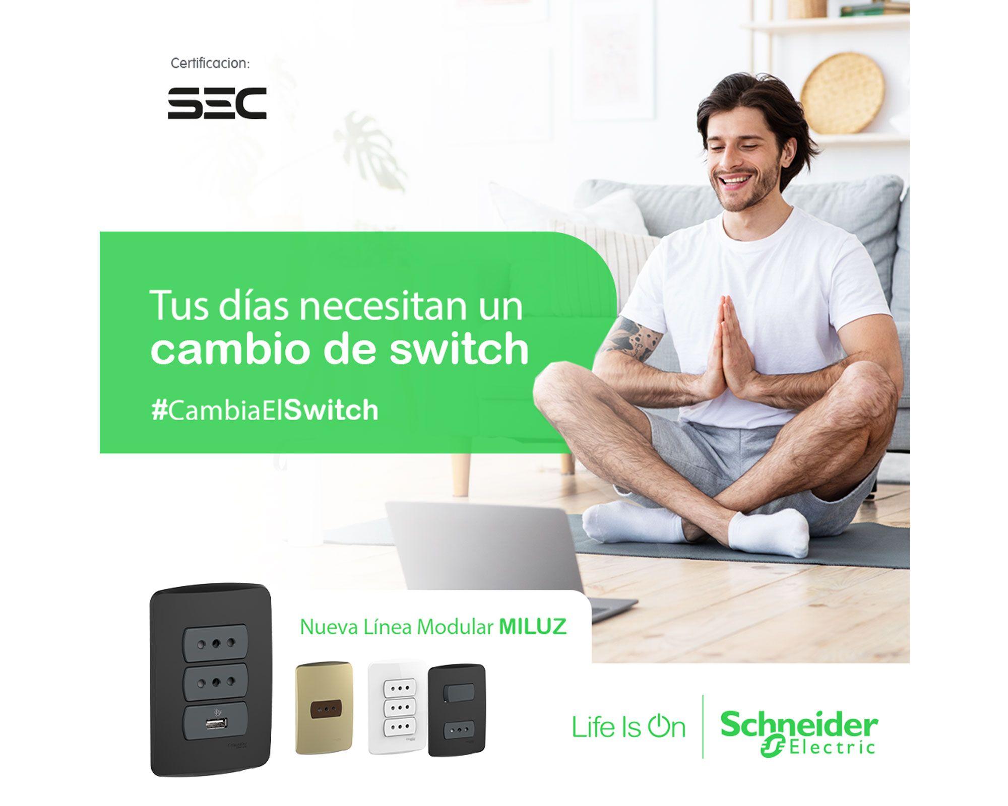 Toma corriente 2P+T 10A Miluz blanco Schneider-1