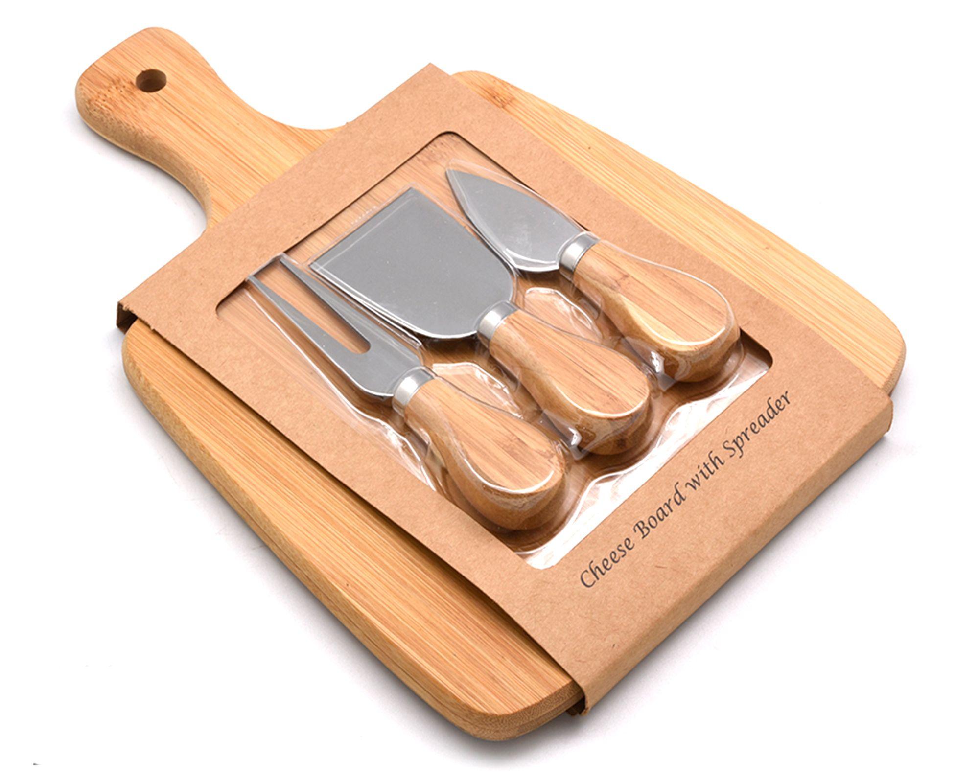 Tabla + utensilios para queso Cotidiana-0