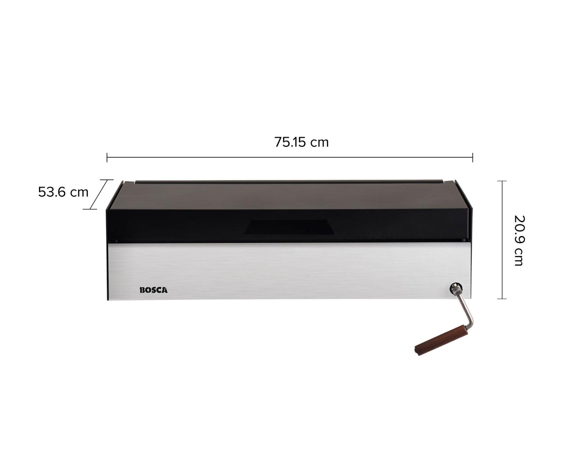 Parrilla a carbón Block Grill 750 negro/inox-4