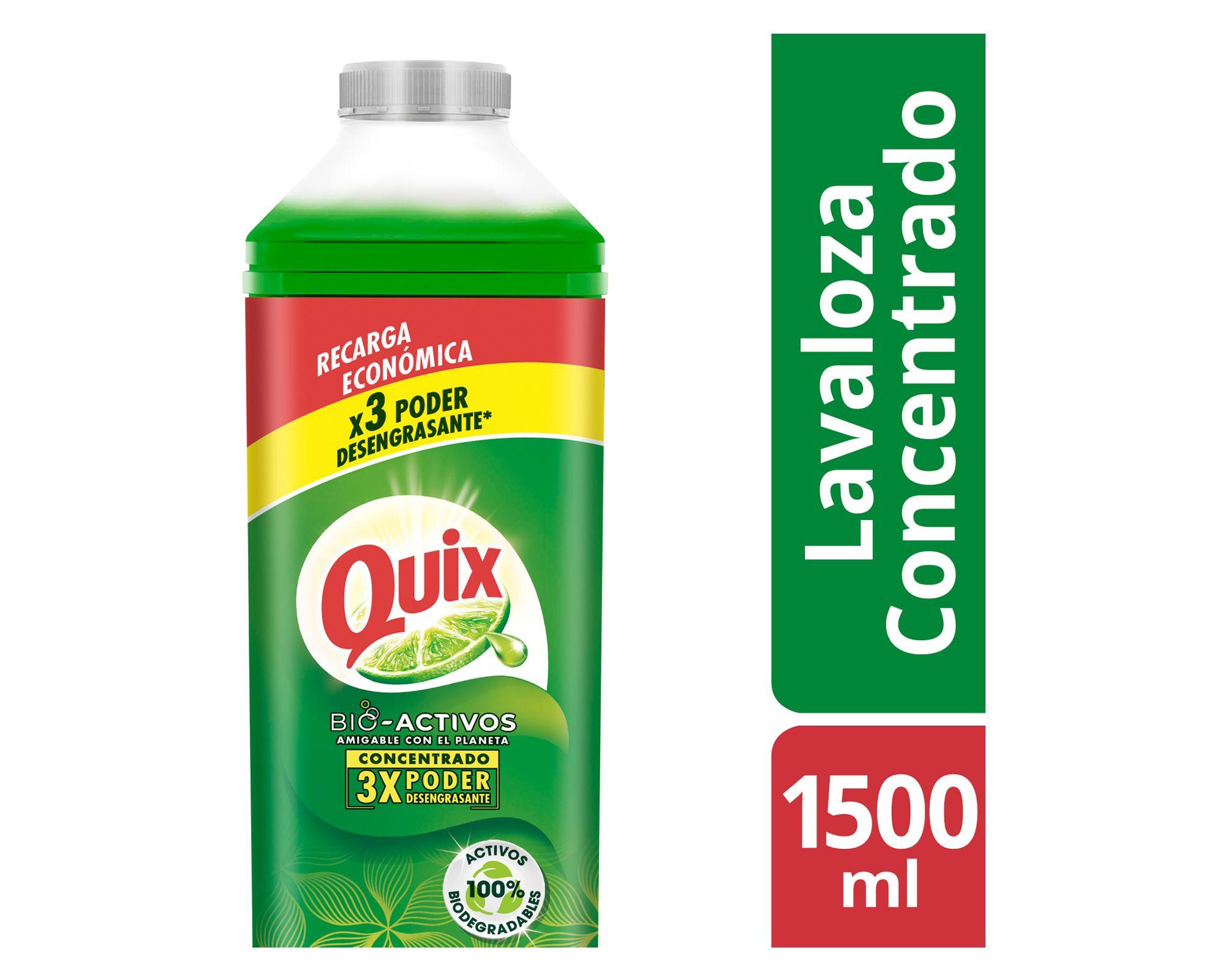 Lavaloza botella 1.5 litros limón Bio Activos Quix-0