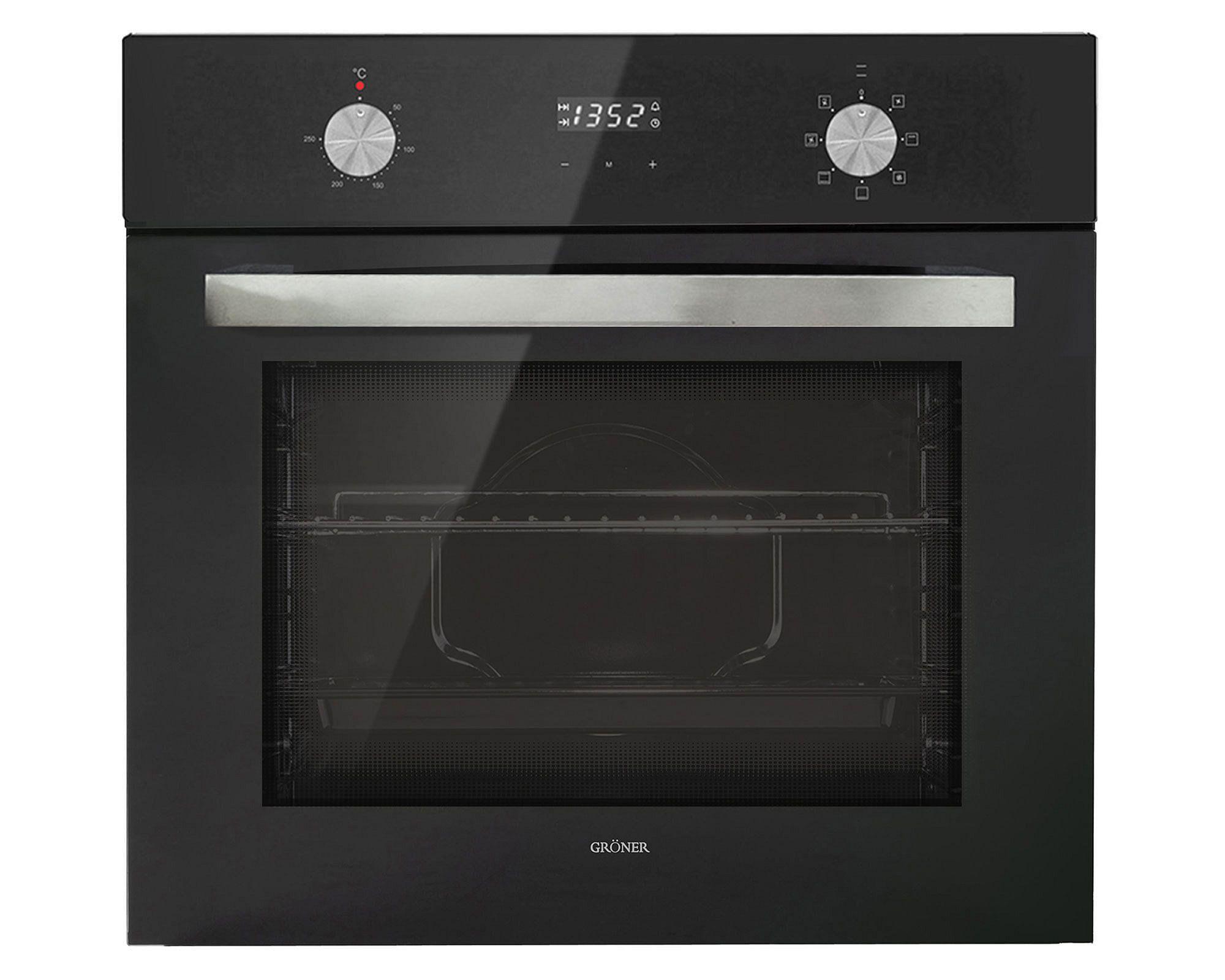 Horno eléctrico empotrable HH56NB Black 60 lt-0