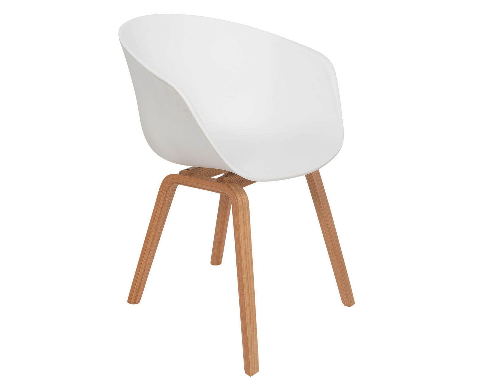 Silla comedor Gaudí PP base madera blanco Form Design-2