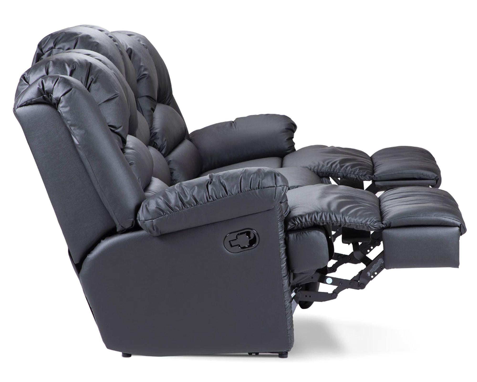 Sofá Jarrie PU negro Rosen-3