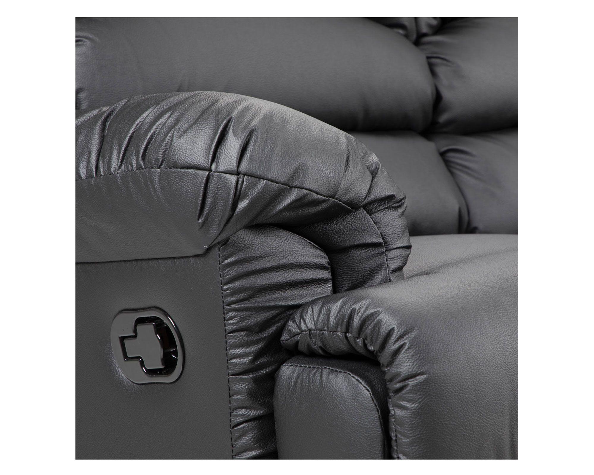 Sofá Jarrie PU negro Rosen-4