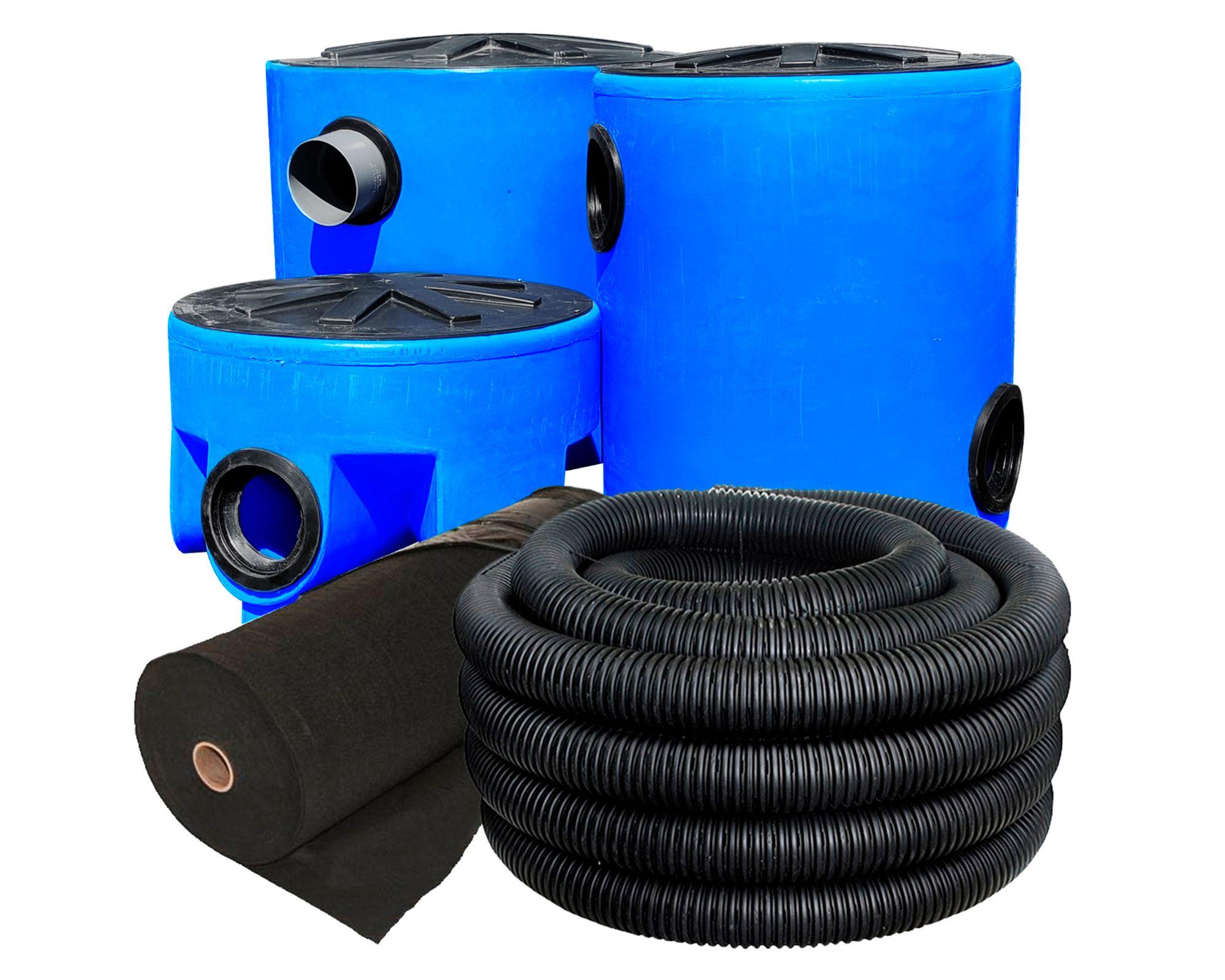 Kit completo fosa 2400 litros-0