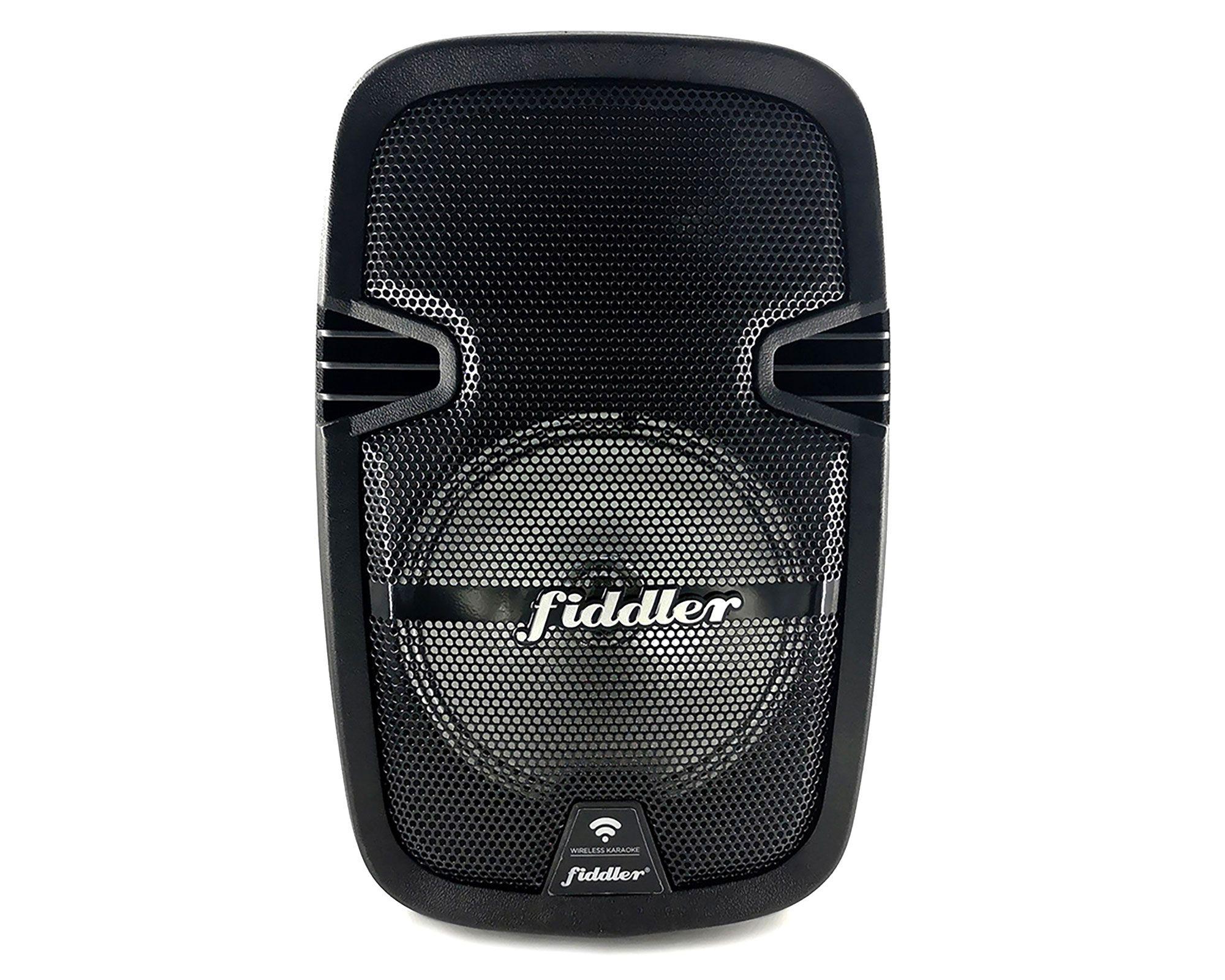 Parlante karaoke Bluetooth 8 luces con micrófono alámbrico Fiddler-2