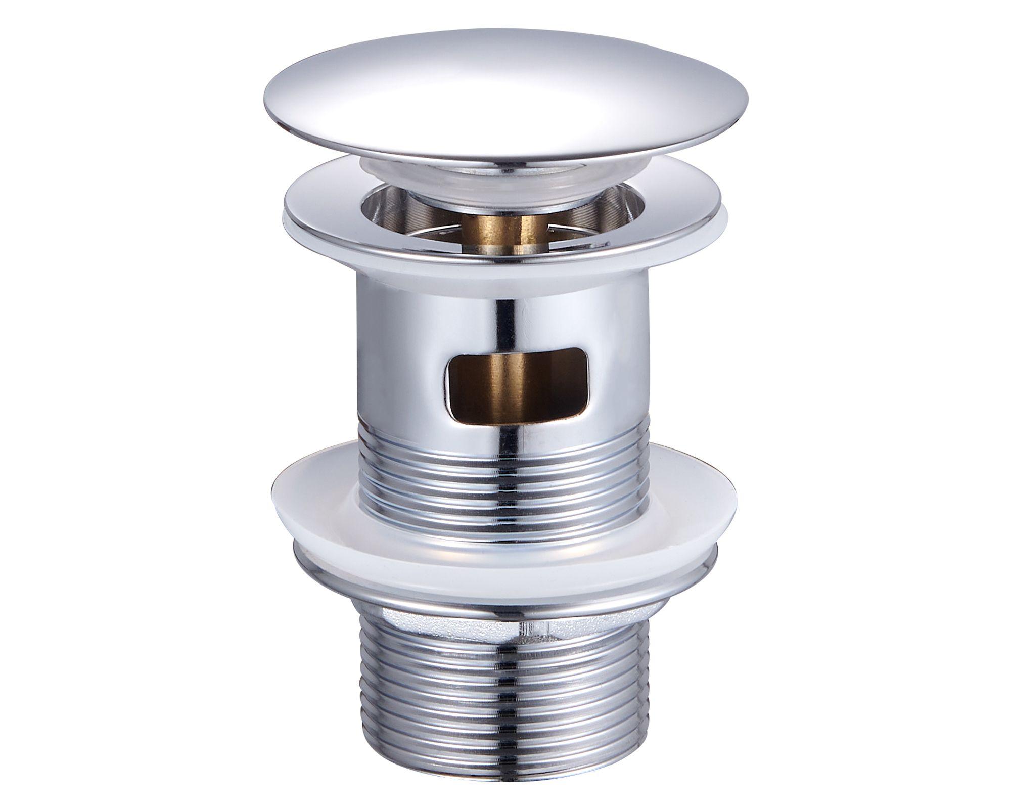 Desagüe 1 1/4'' con rebosadero cromo-0