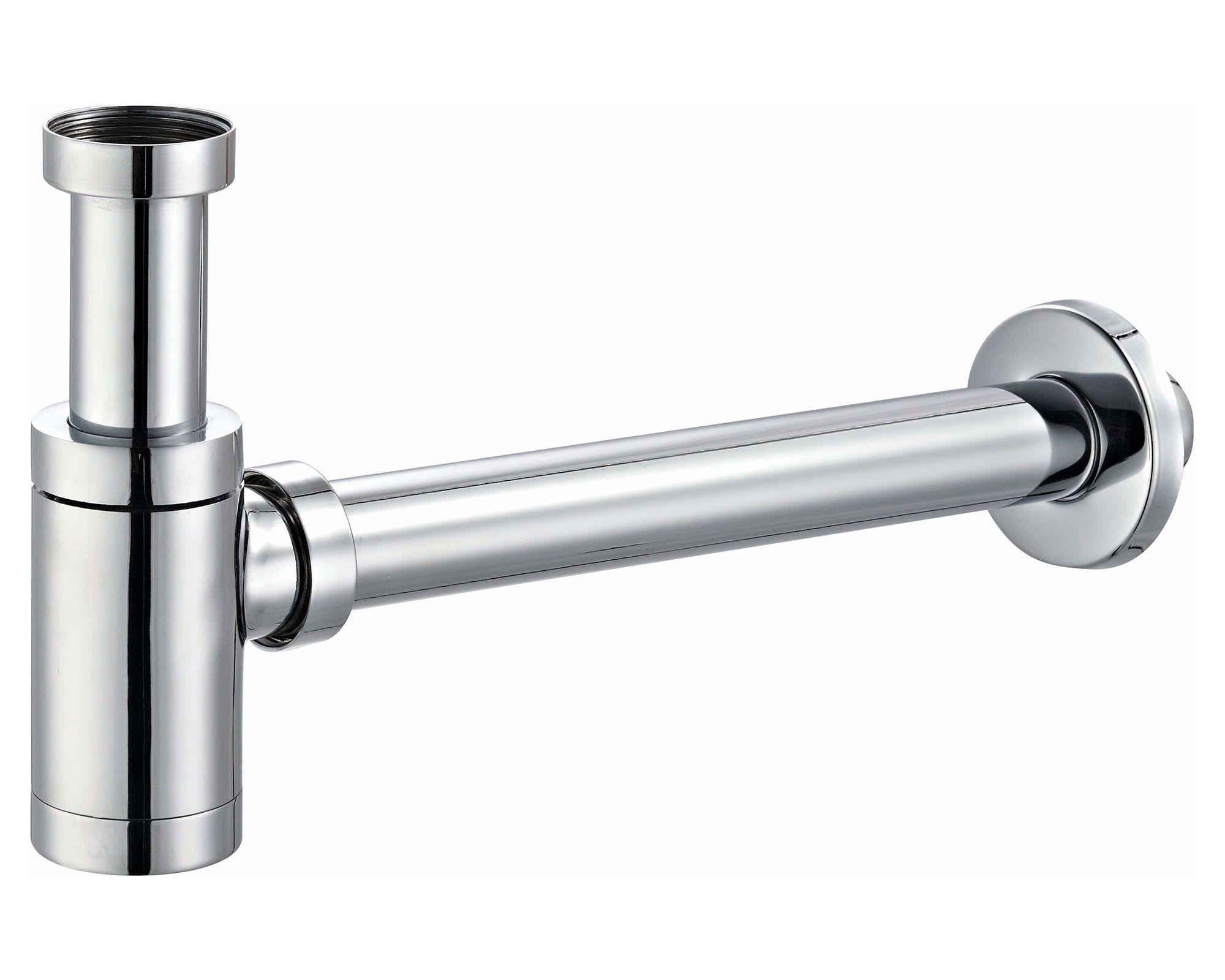 Sifón 1 1/4'' x 32 mm cromo-0