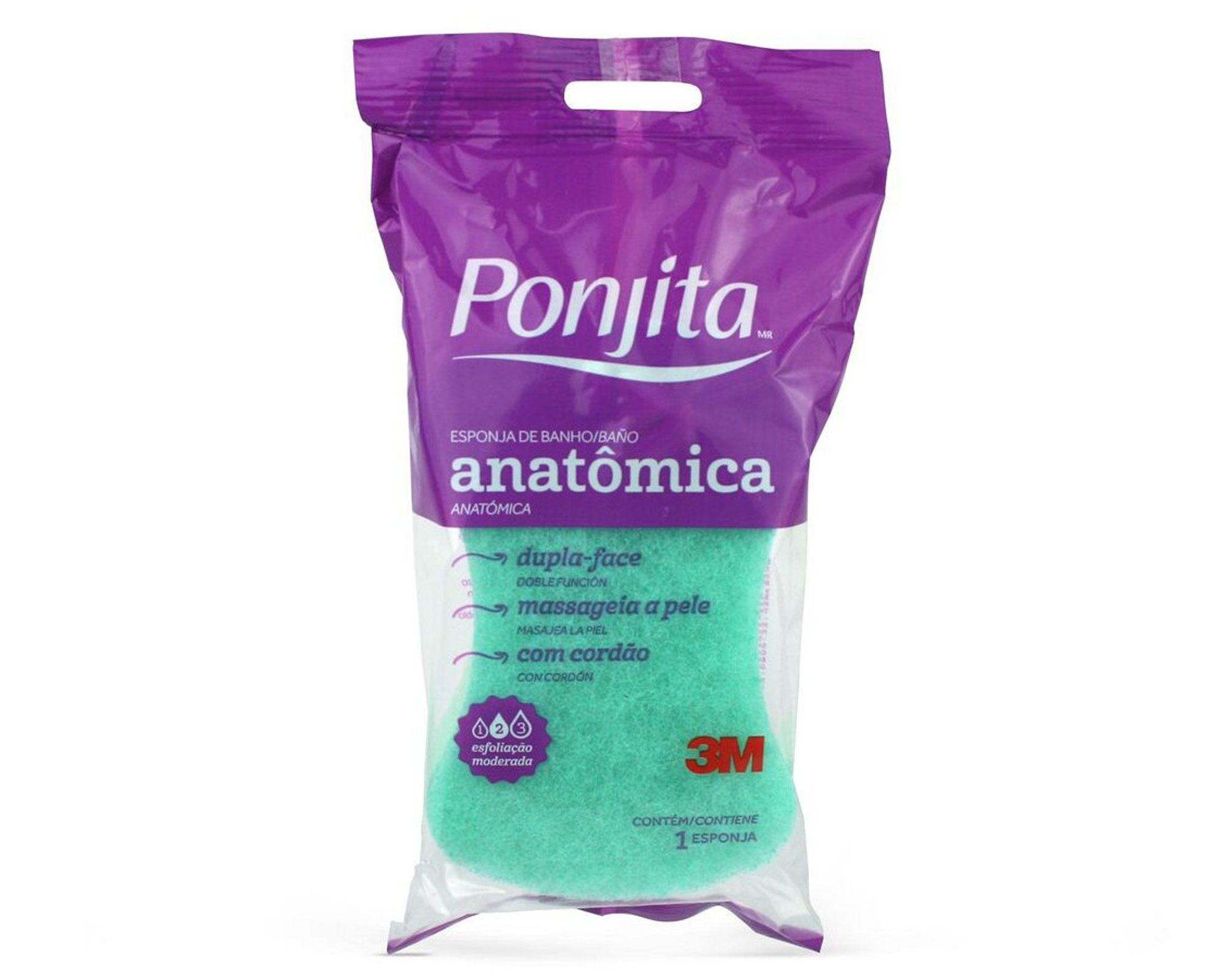 Esponja Ponjita Anatómica verde-0