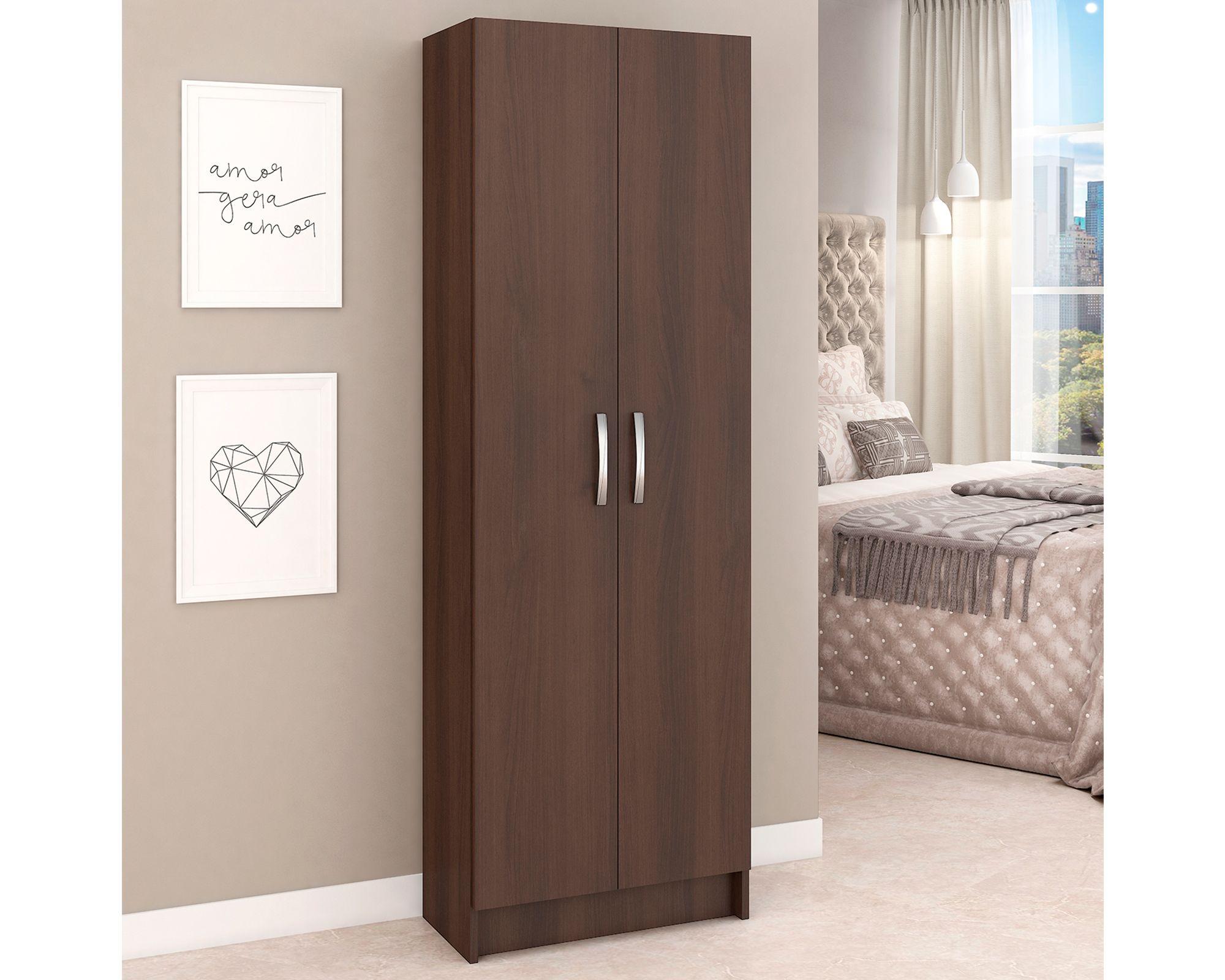 Clóset 2 puertas Uko 2 café-3