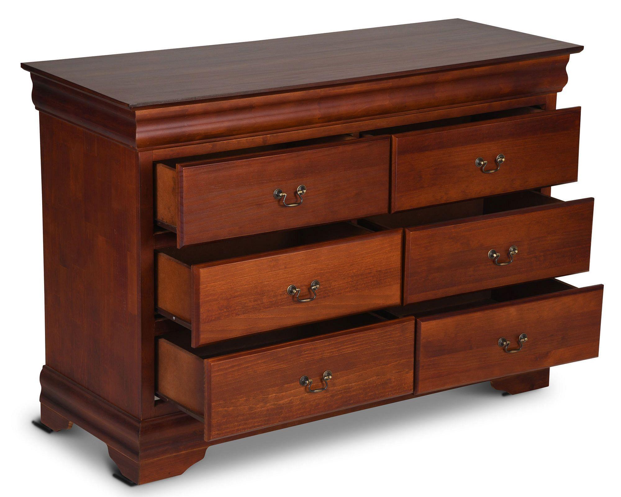 Cómoda 6 cajones Miro café claro Cic-1