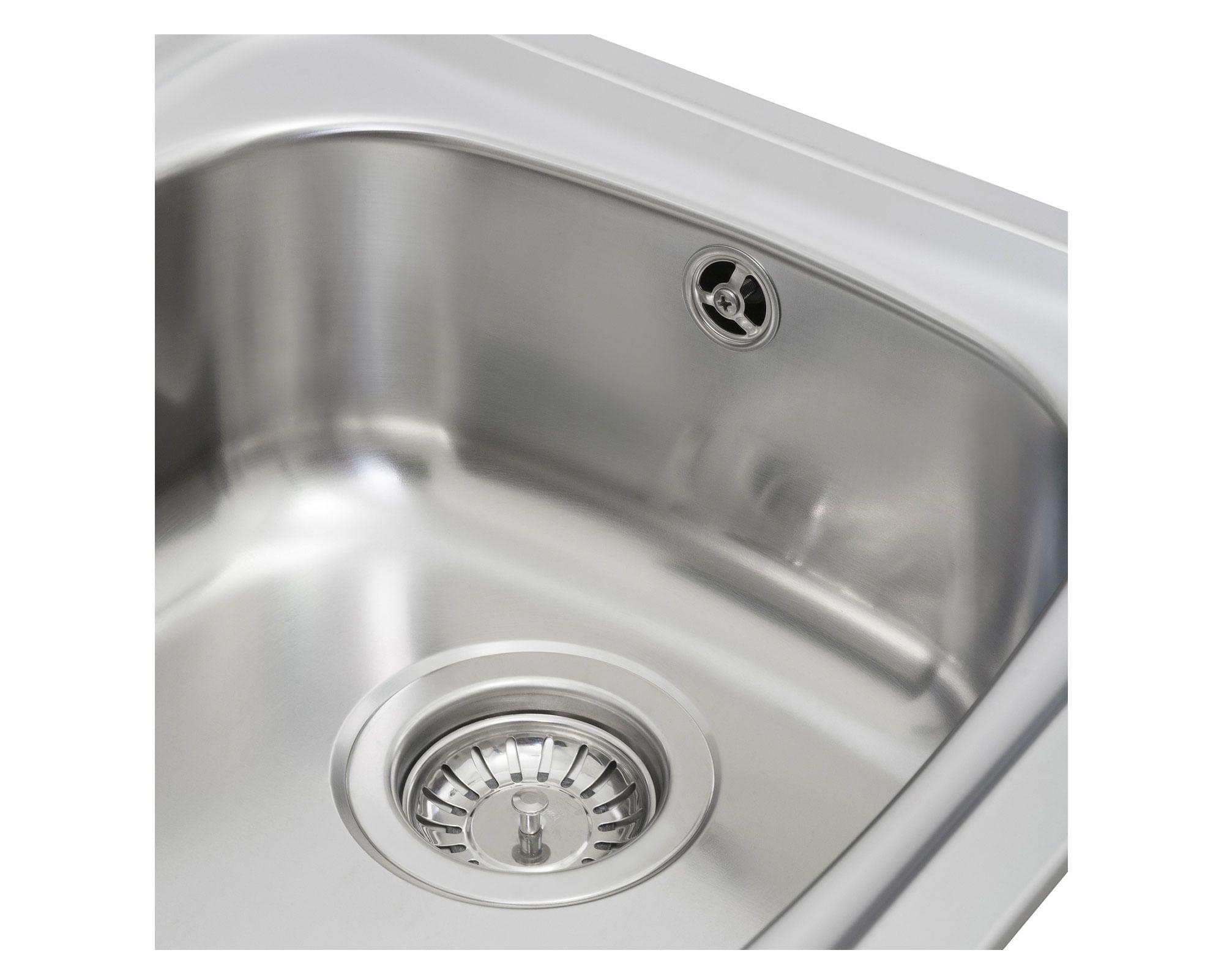 Lavaplatos Empotrado 79.8x43.8 cm 1C1E Reversible + Grifo IN-915 Teka-3