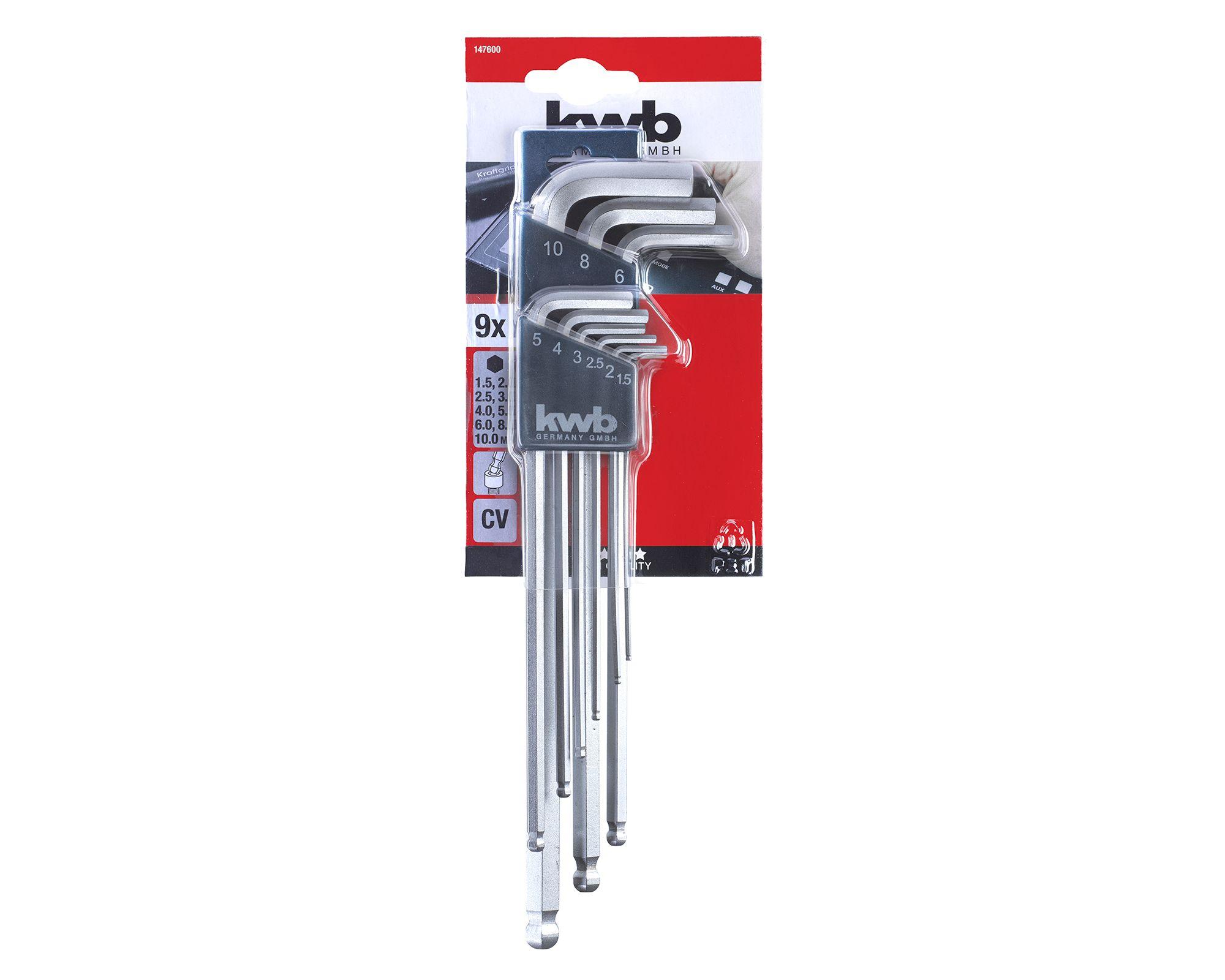 Set 9 llaves hexagonales 1.5 a 10 mm-1