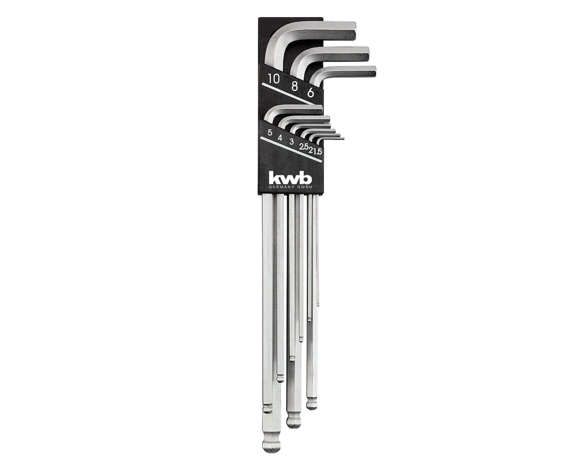Set 9 llaves hexagonales 1.5 a 10 mm-0